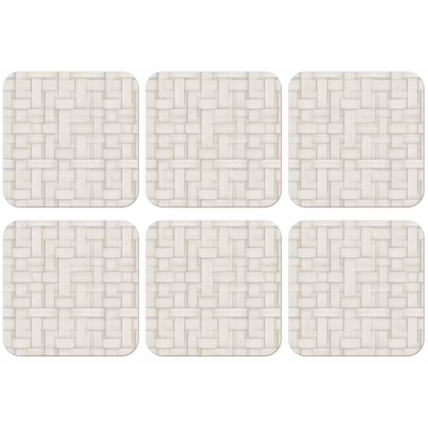 Vlechtwerk - Banen - Beige onderzetter kurk middel 366 -zkaufland3dotto
