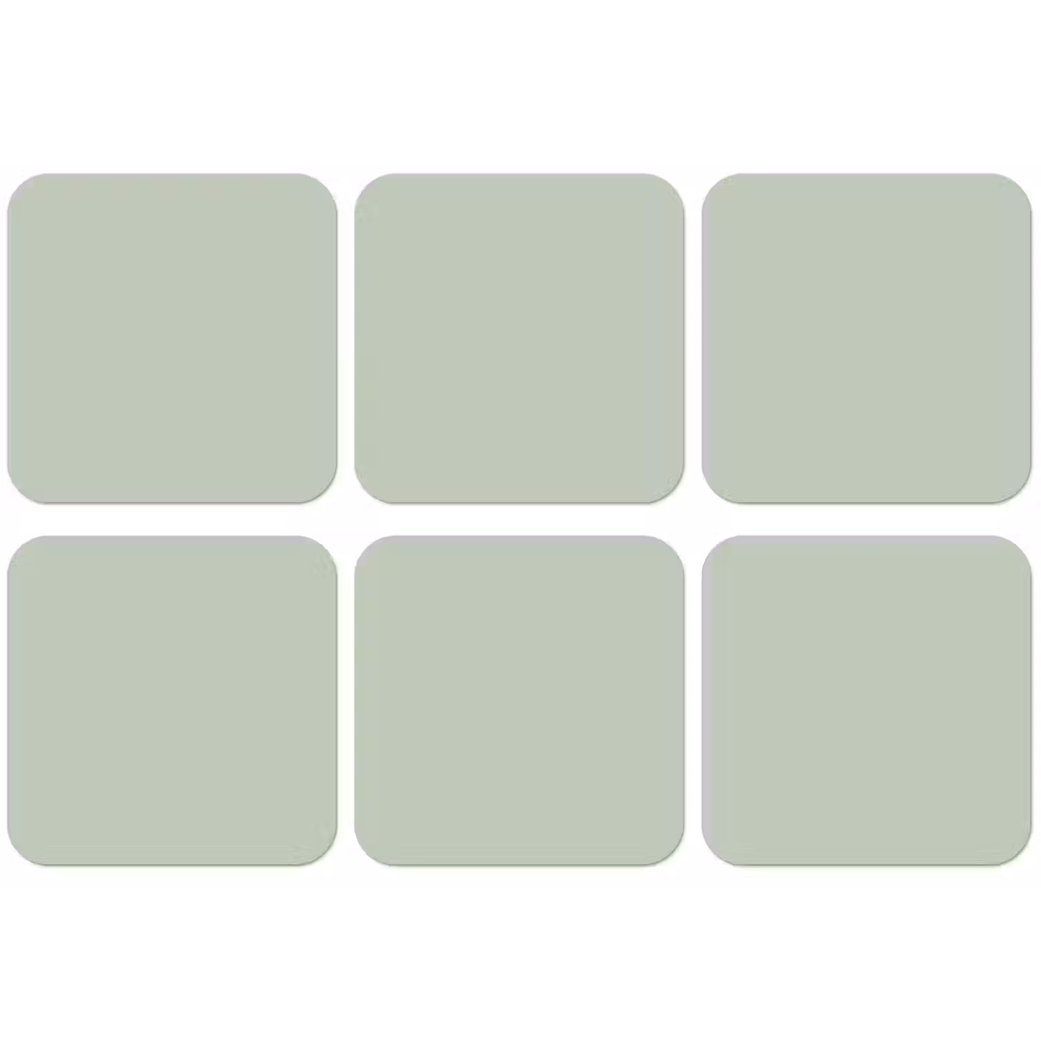 Frosted - Mint - Groen onderzetter kurk middel 366 -zkaufland3dotto