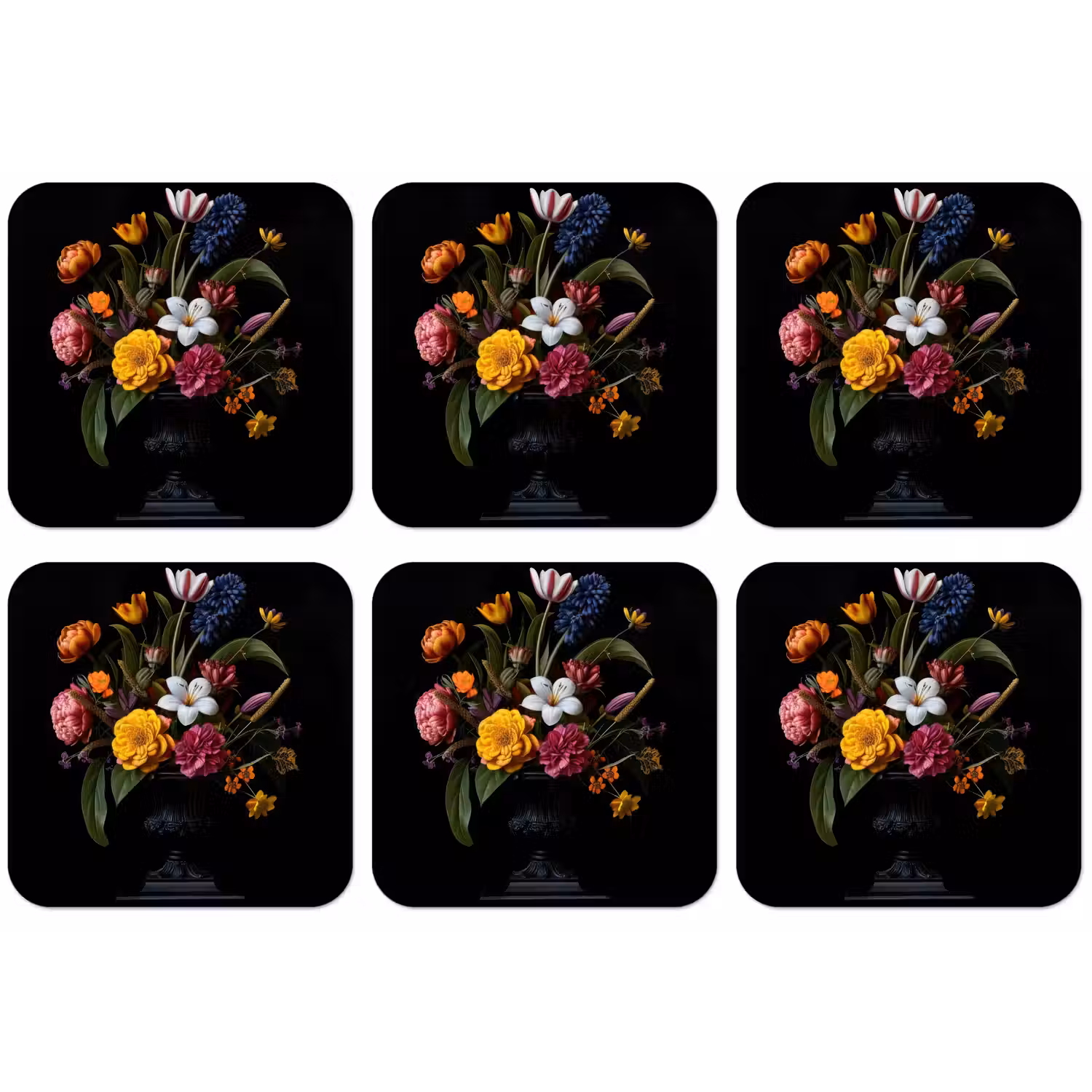 Lente - Bloemen - Klassiek - Vaas onderzetter kurk middel -zkaufland3dotto
