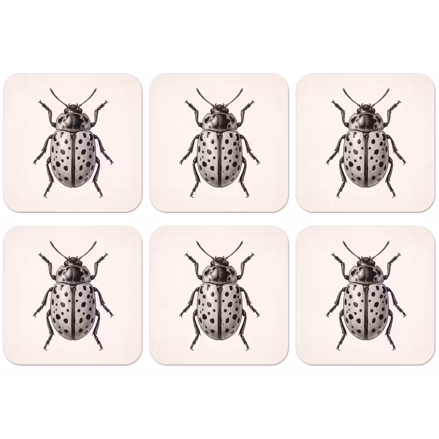 Kever - Insect - Vintage onderzetter kurk middel -zkaufland3dotto