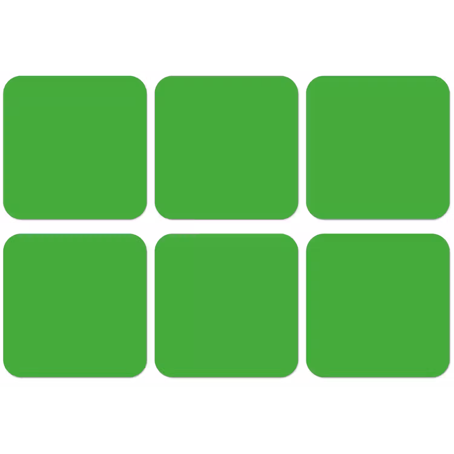 Kelly - Green - Groen onderzetter kurk middel 366 -zkaufland3dotto