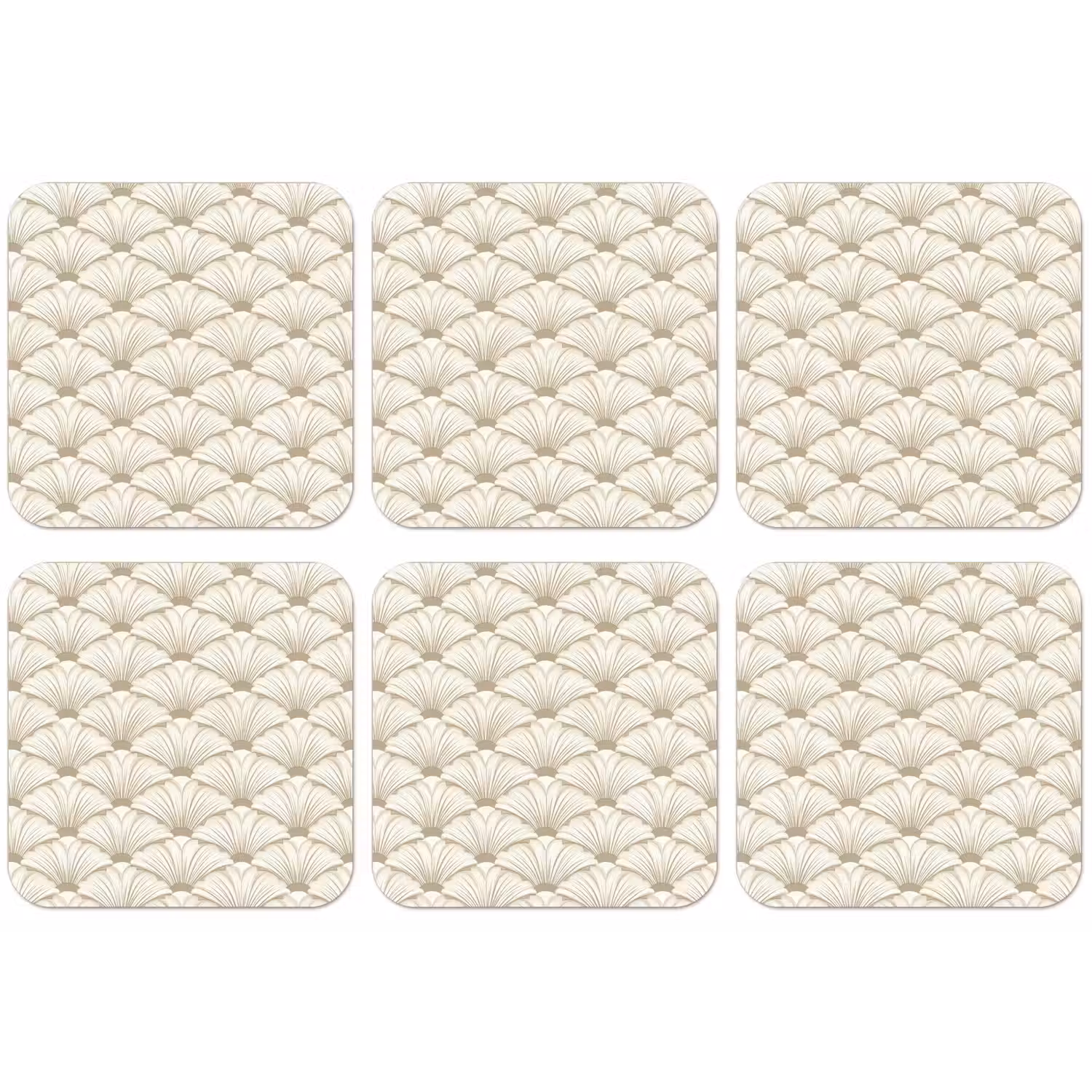 Klassiek - Art - Beige onderzetter kurk middel 366 -zkaufland3dotto