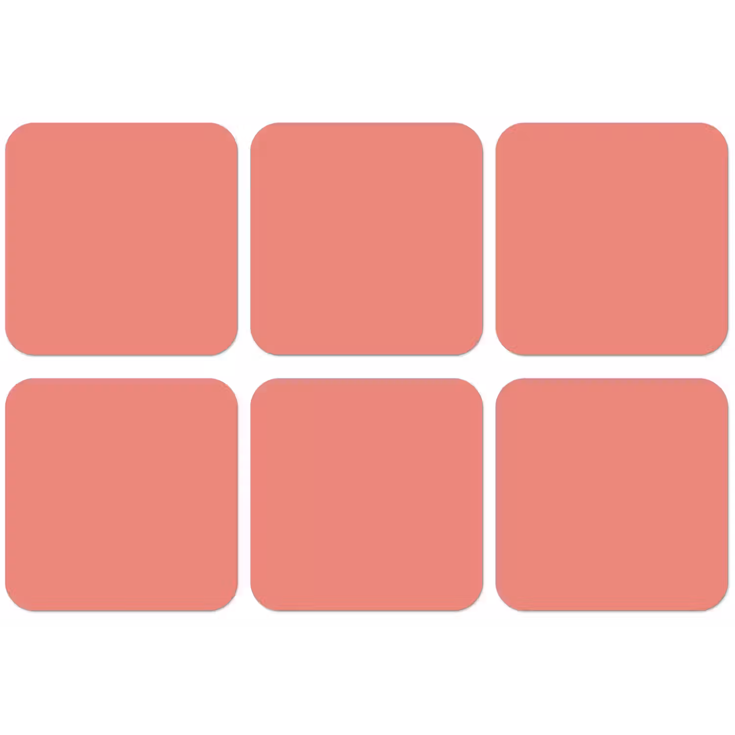 Coral - Reef - Rood onderzetter kurk middel 366 -zkaufland3dotto