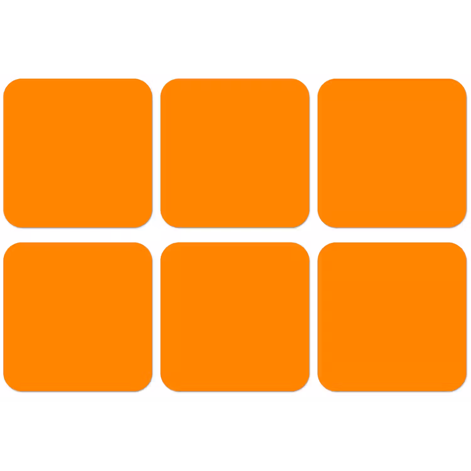 Marigold - Glow - Oranje onderzetter kurk middel 366 -zkaufland3dotto