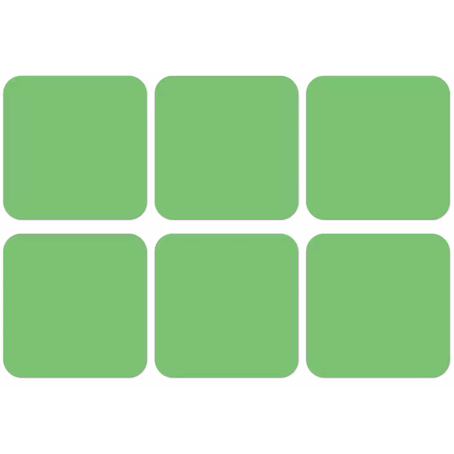 Meadow - Green - Groen onderzetter kurk middel 366 -zkaufland3dotto