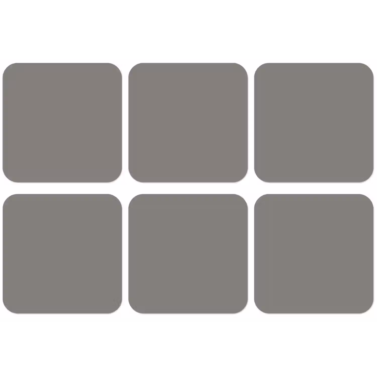 Mineral - Grey - Grijs onderzetter kurk middel 366 -zkaufland3dotto