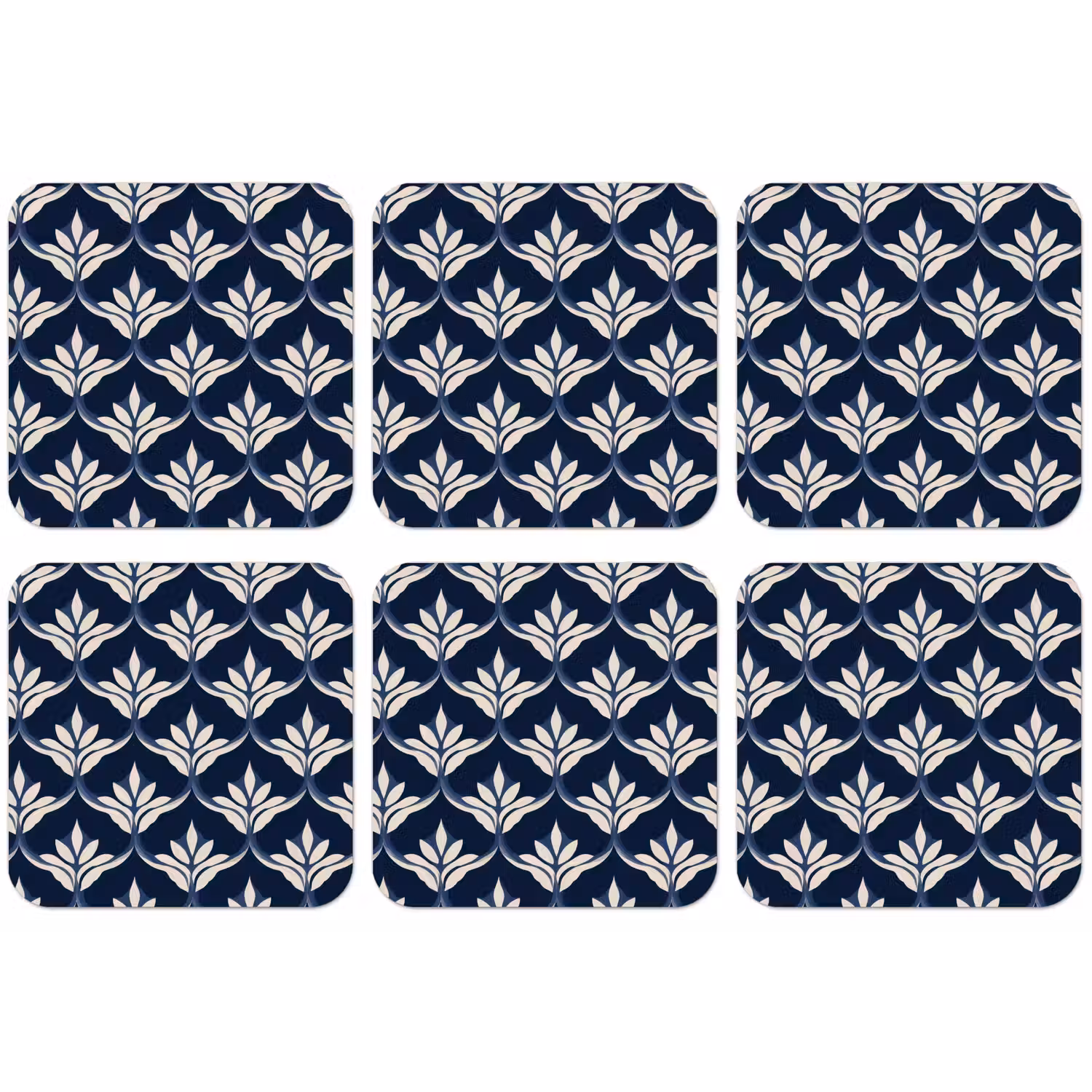 Modern - Ontwerp - Blauw onderzetter kurk middel 366 -zkaufland3dotto