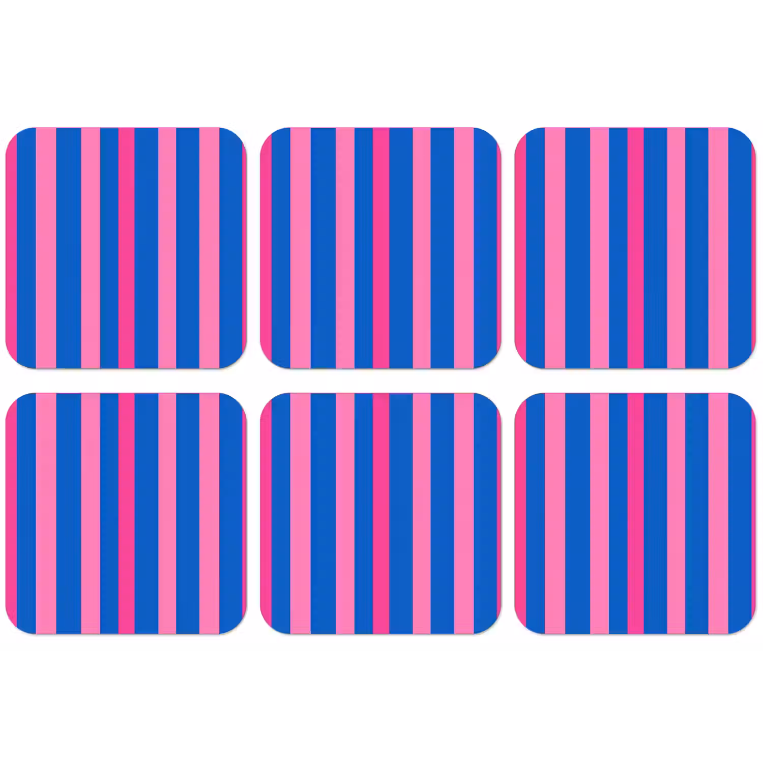 Modern - Optisch - Roze onderzetter kurk middel 366 -zkaufland3dotto