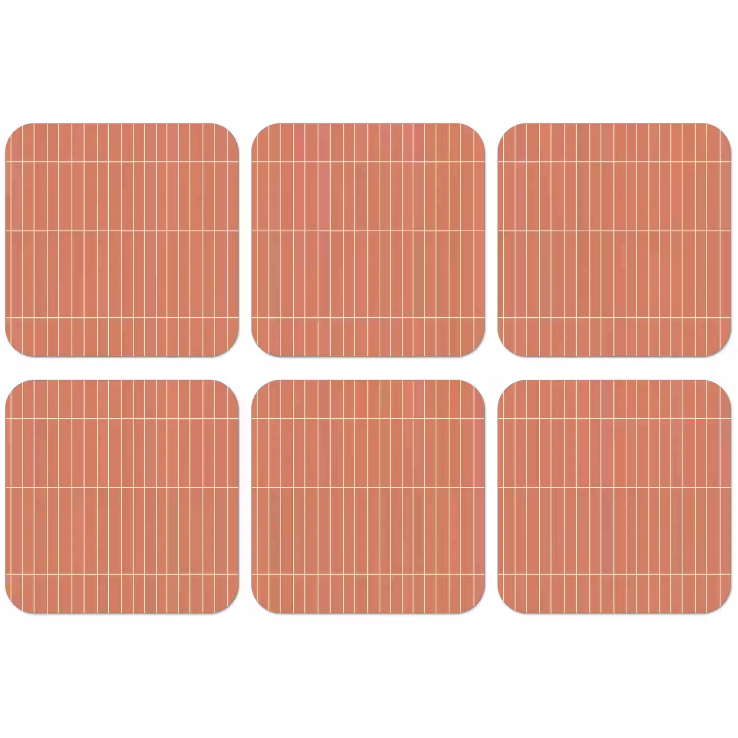 Patroon - Tegels - Terracotta onderzetter kurk middel 366 -zkaufland3dotto