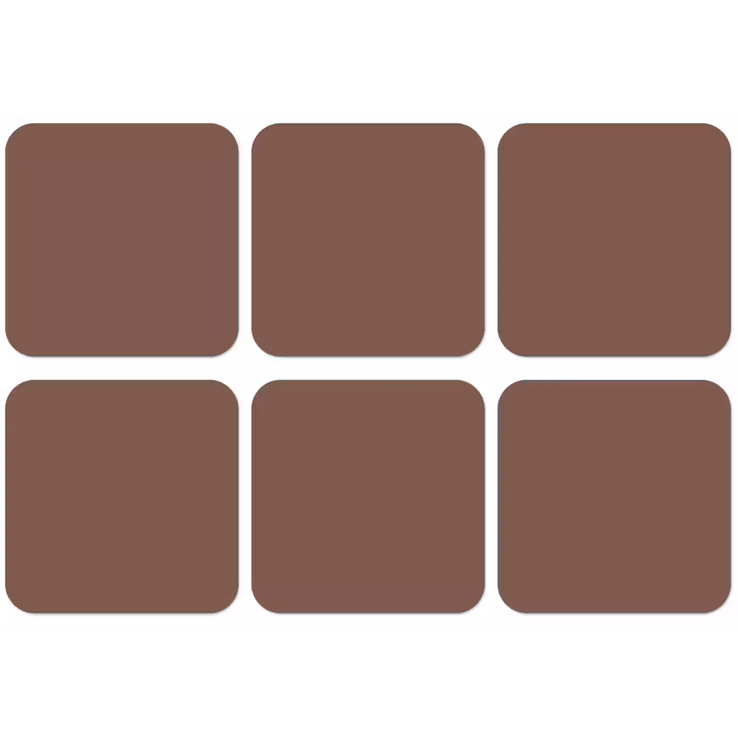 Muted - Chestnut - Bruin onderzetter kurk middel 366 -zkaufland3dotto