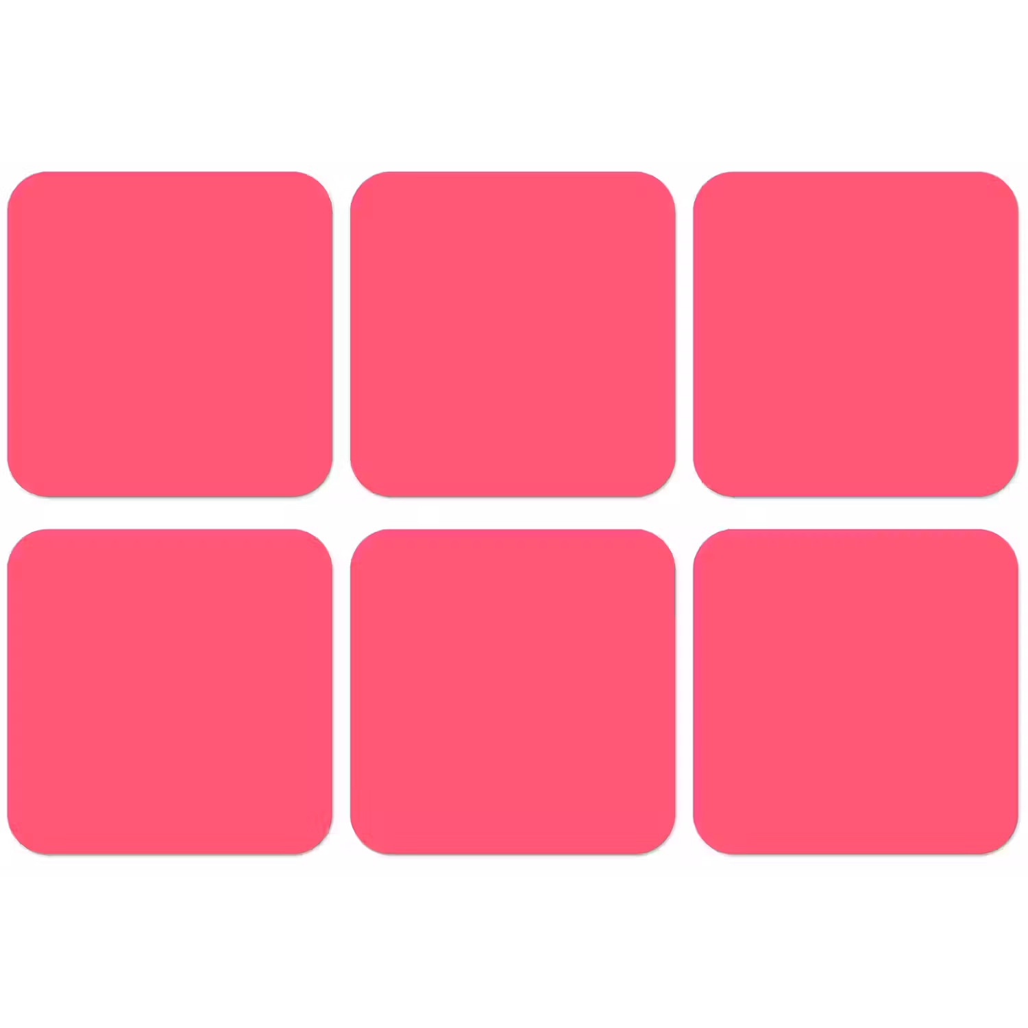 Neon - Flamingo - Roze onderzetter kurk middel 366 -zkaufland3dotto
