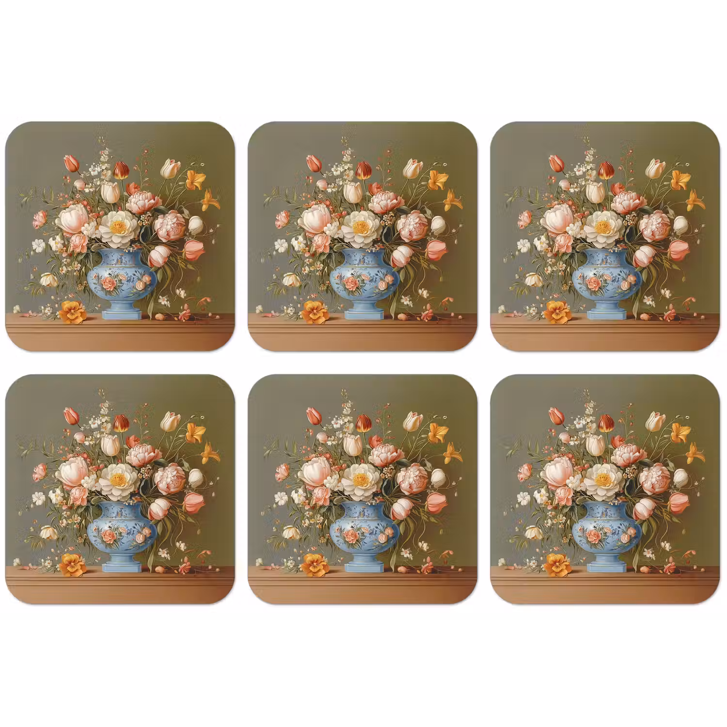 Neutral - Bloemen - Boeket - Vaas onderzetter kurk middel -zkaufland3dotto