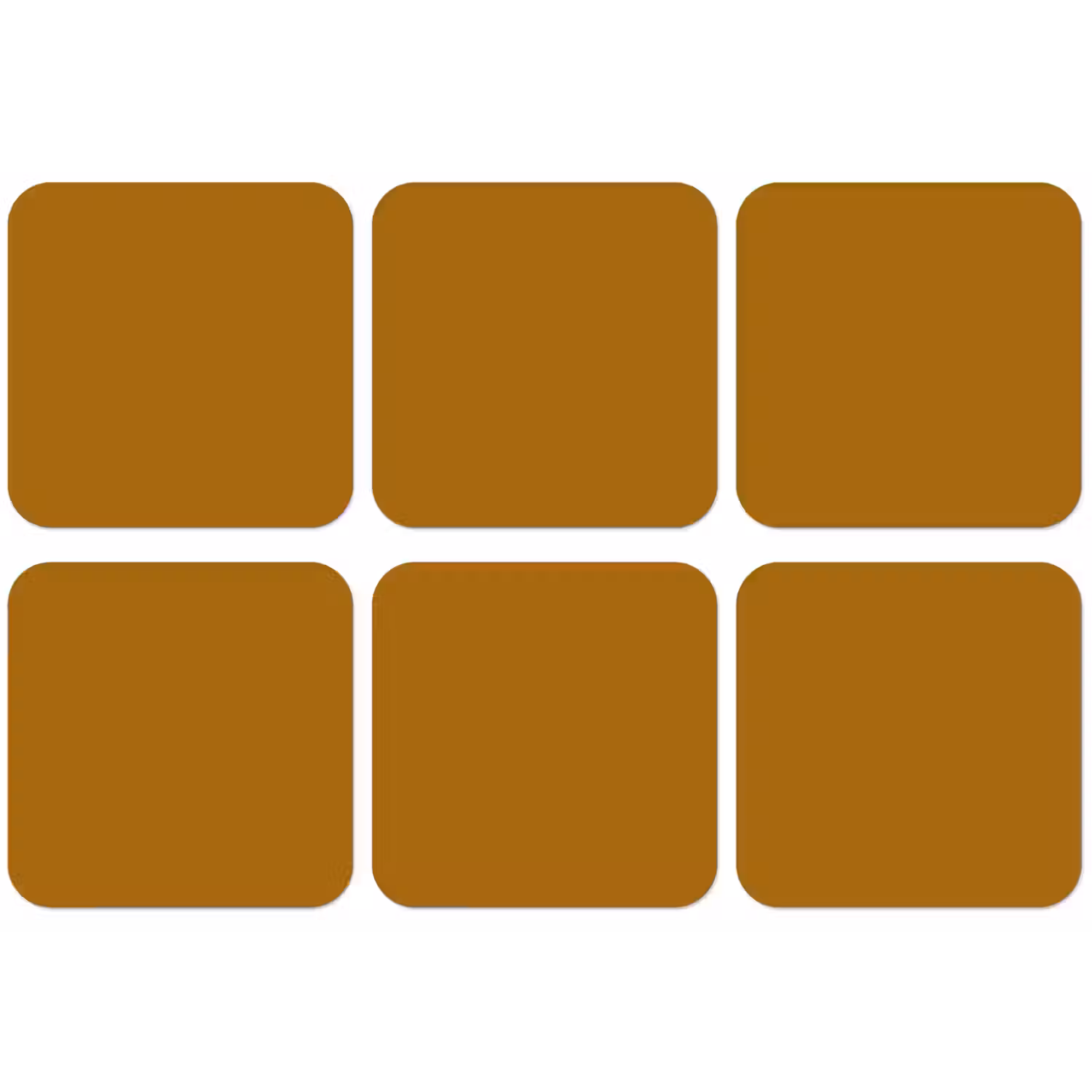 Ocre - Gold - Geel onderzetter kurk middel 366 -zkaufland3dotto