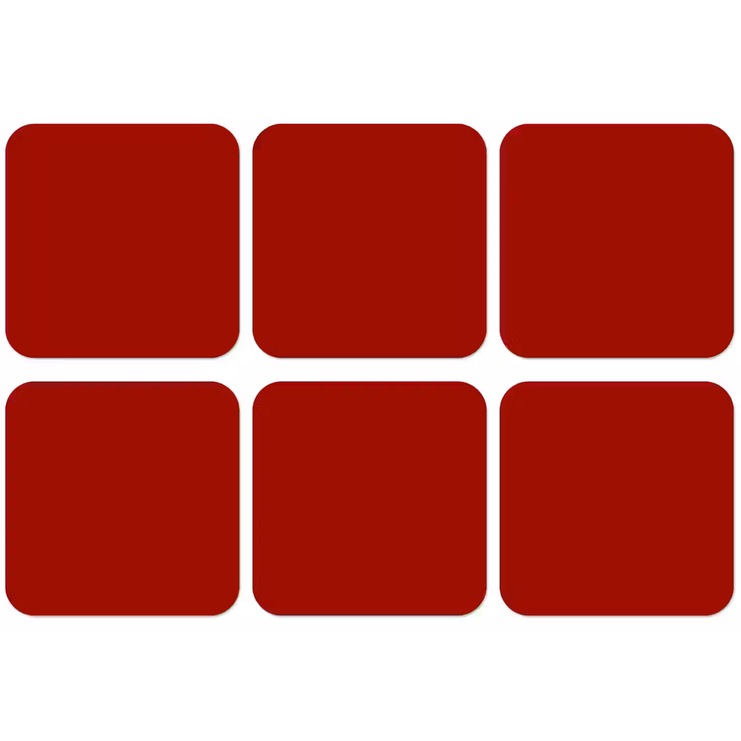 Oxblood - Maroon - Rood onderzetter kurk middel 366 -zkaufland3dotto