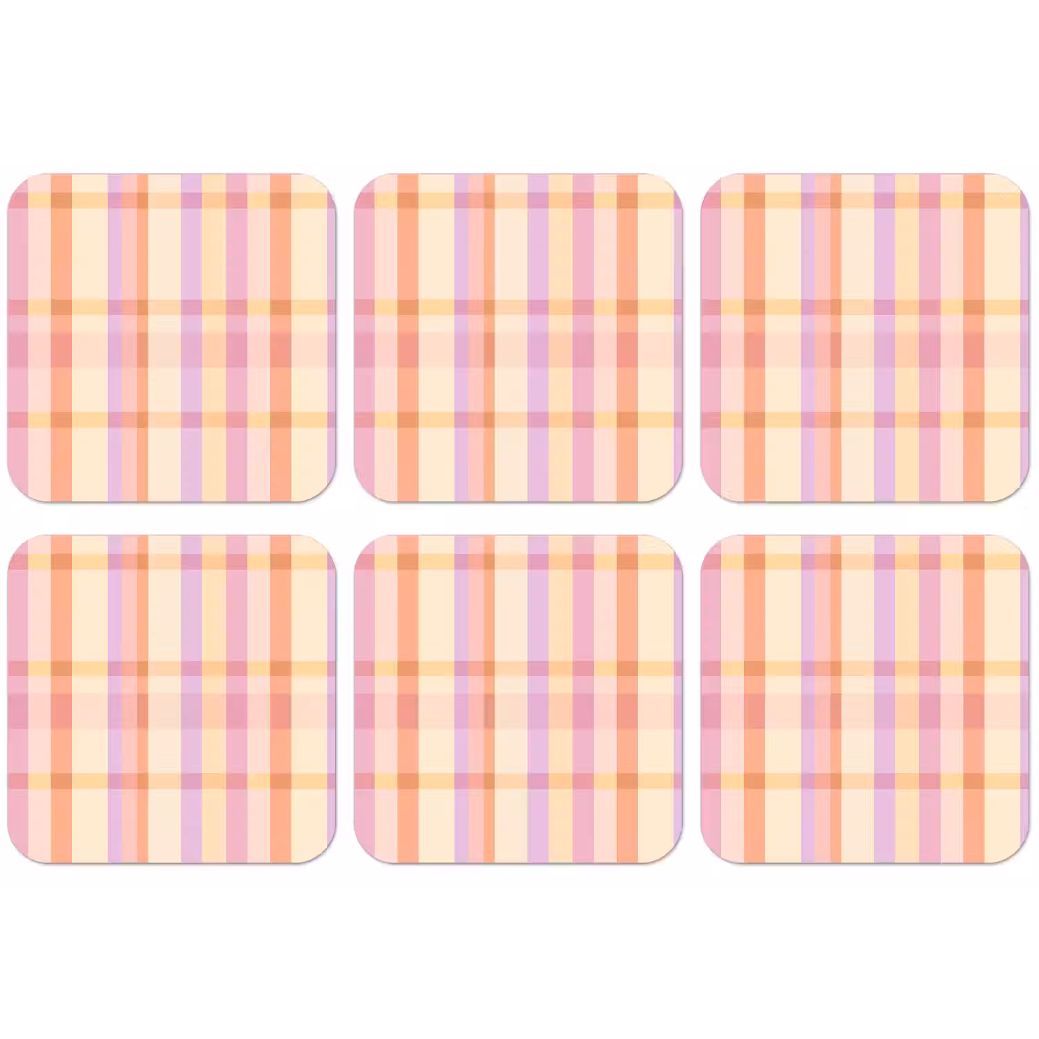 Pastel - uitpatroon - Geometrisch onderzetter kurk middel 366 -zkaufland3dotto