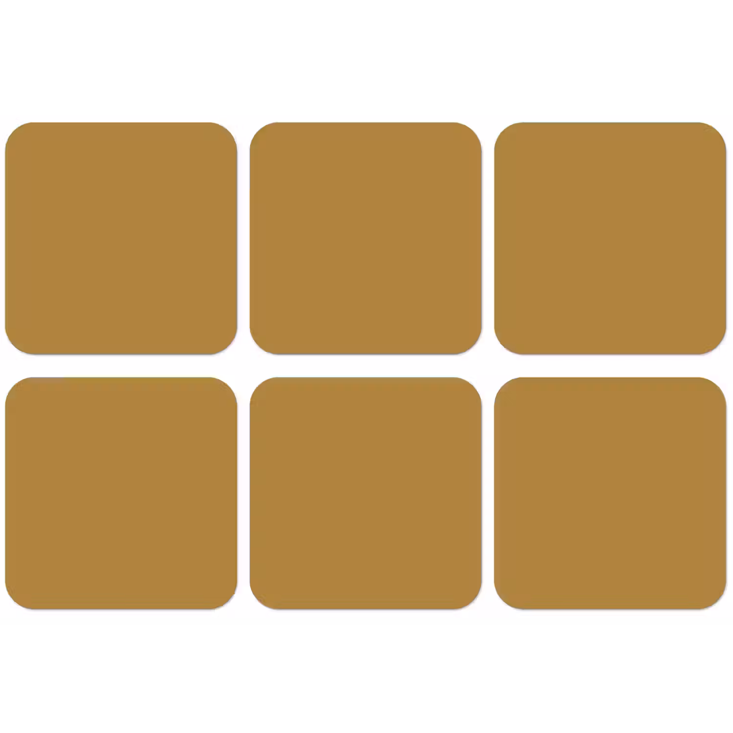 Rhythmic - Ochre - Geel onderzetter kurk middel 366 -zkaufland3dotto