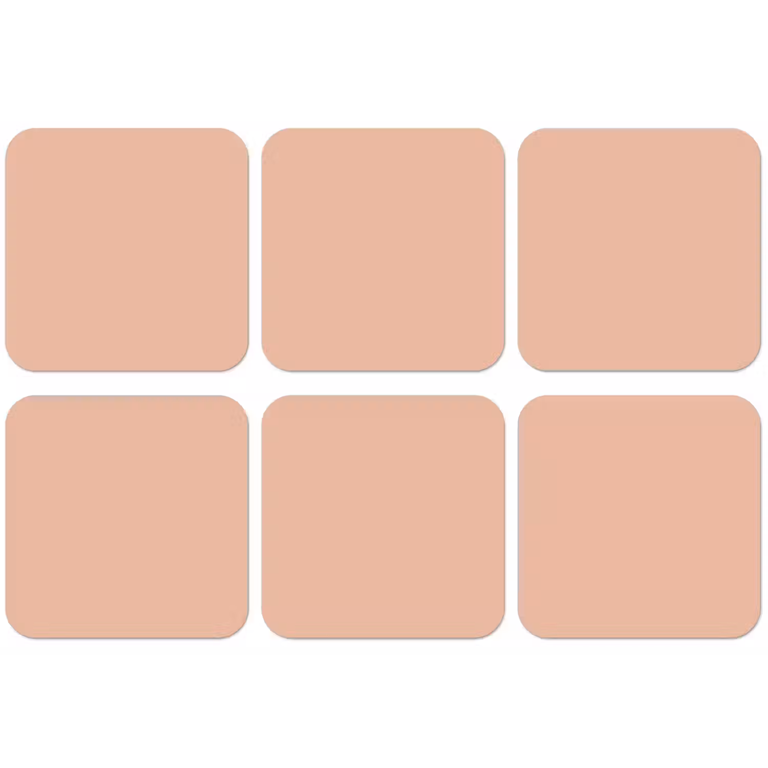 Blush - Terracotta - Nude onderzetter kurk middel 366 -zkaufland3dotto