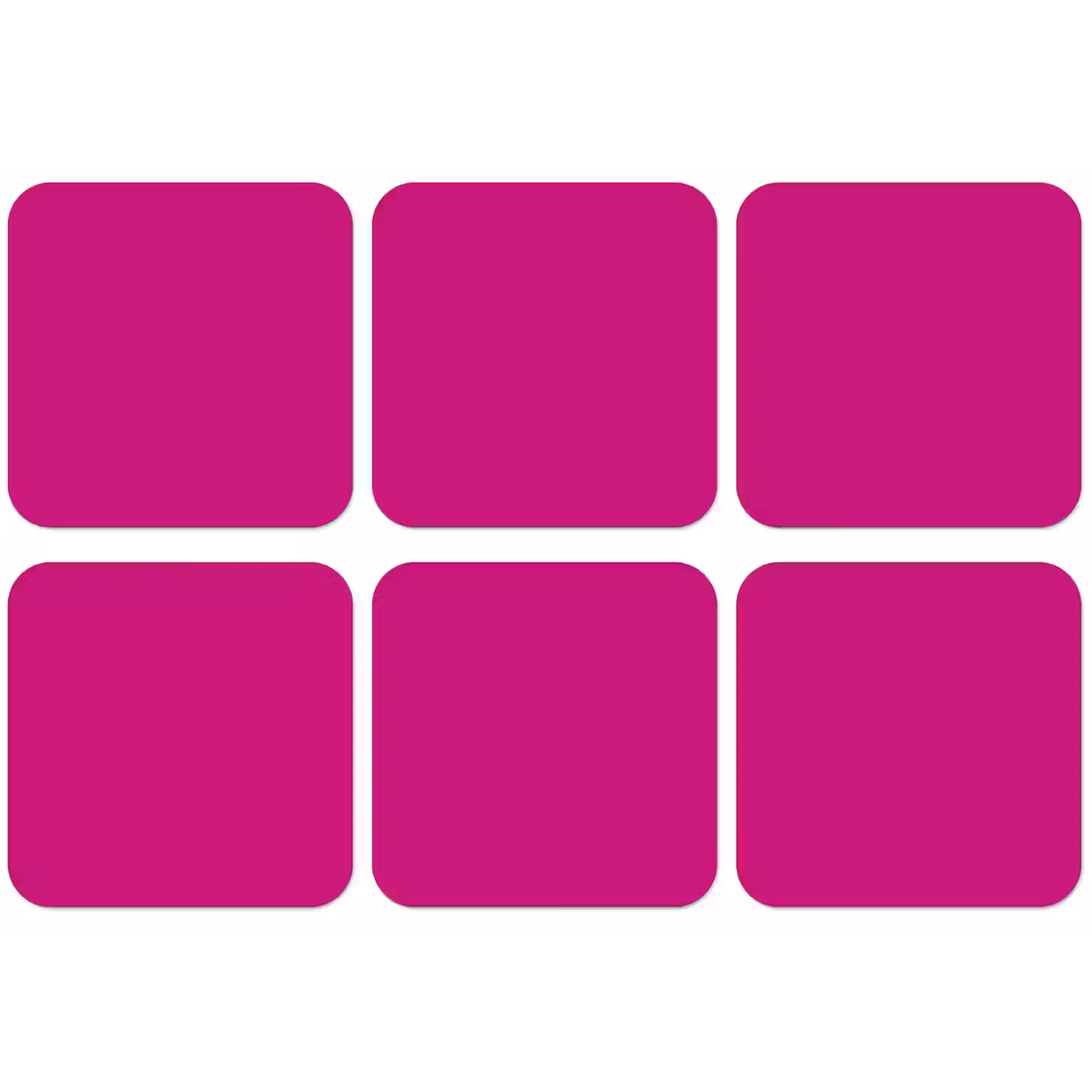 Velvet - Magenta - Roze onderzetter kurk middel 366 -zkaufland3dotto