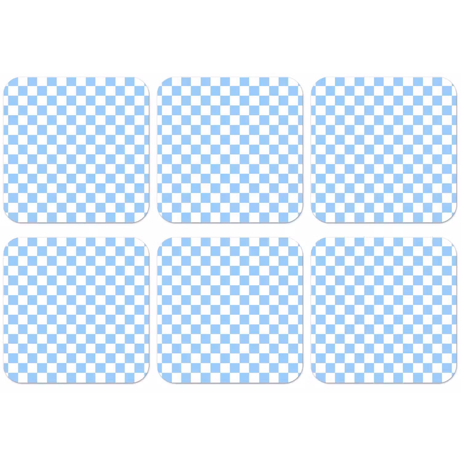 Schaakbord - Klassiek - Blauw onderzetter kurk middel 366 -zkaufland3dotto