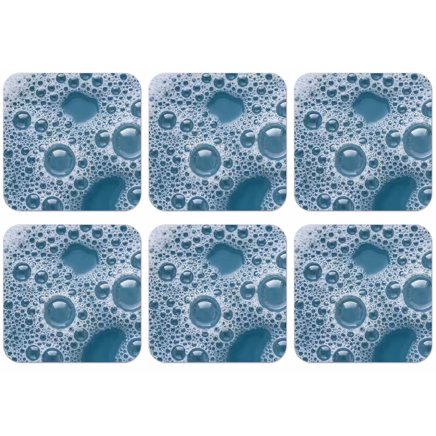 Schuim - Water - Textuur onderzetter kurk middel -zkaufland3dotto