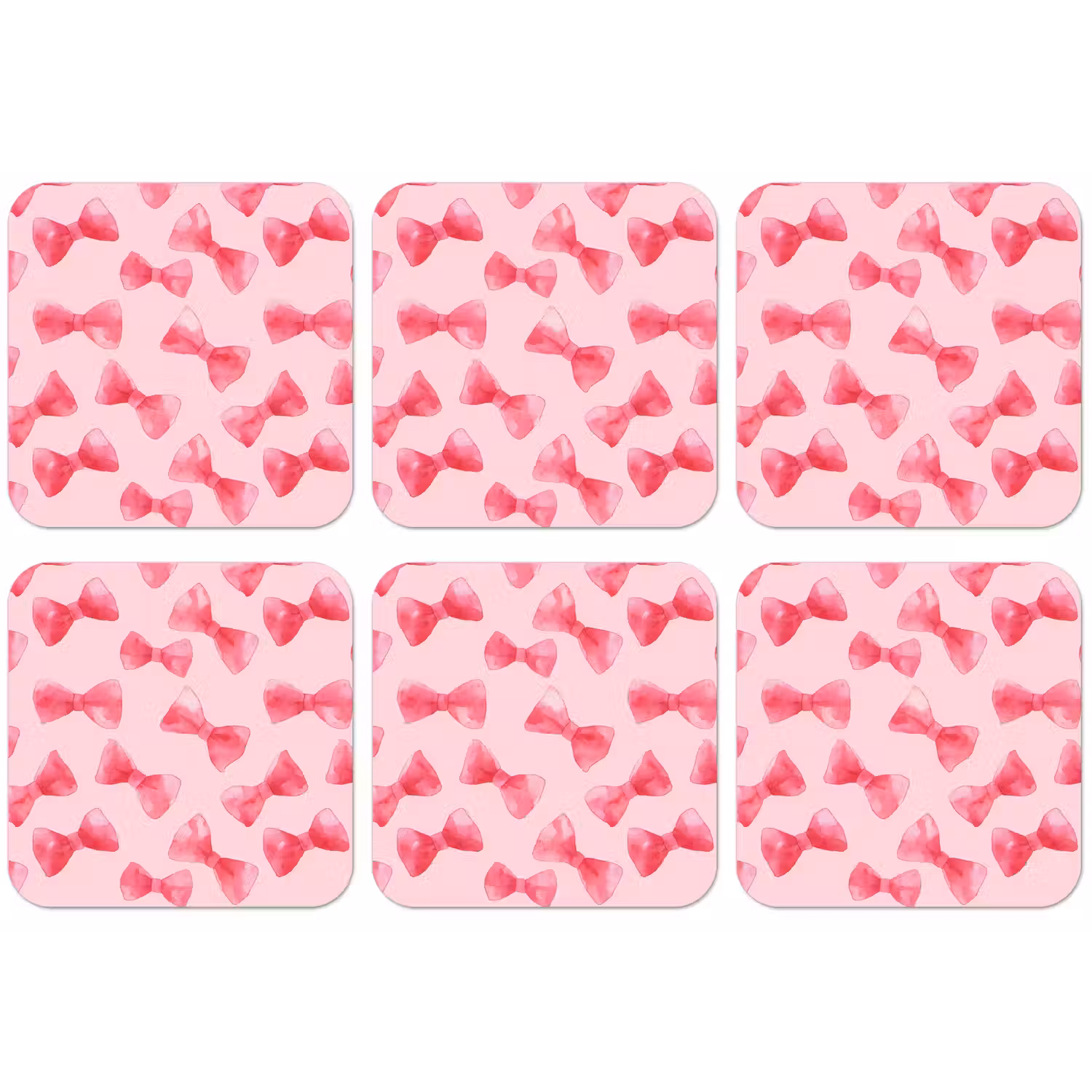 Strikken - Aquarel - Roze onderzetter kurk middel 366 -zkaufland3dotto