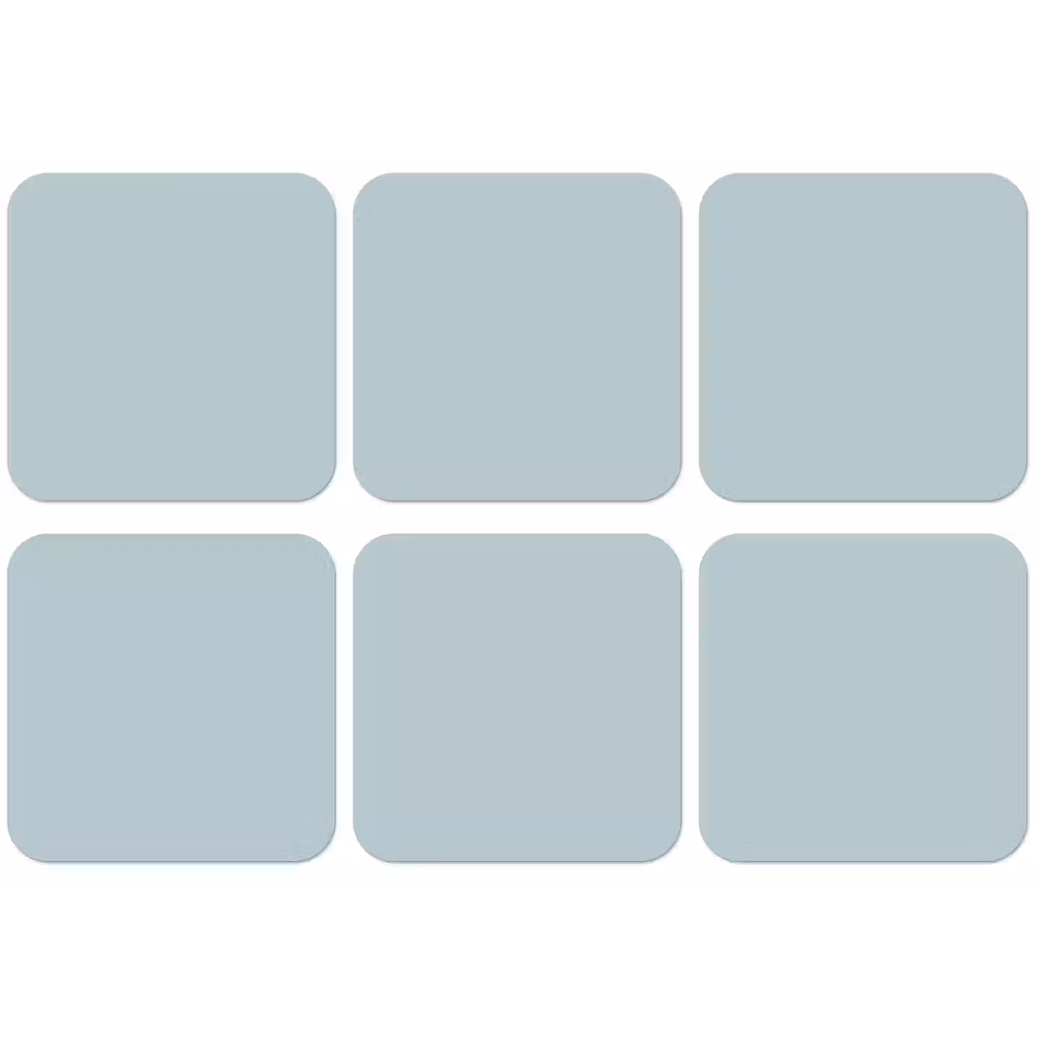 Slate - Blue - Blauw onderzetter kurk middel 366 -zkaufland3dotto