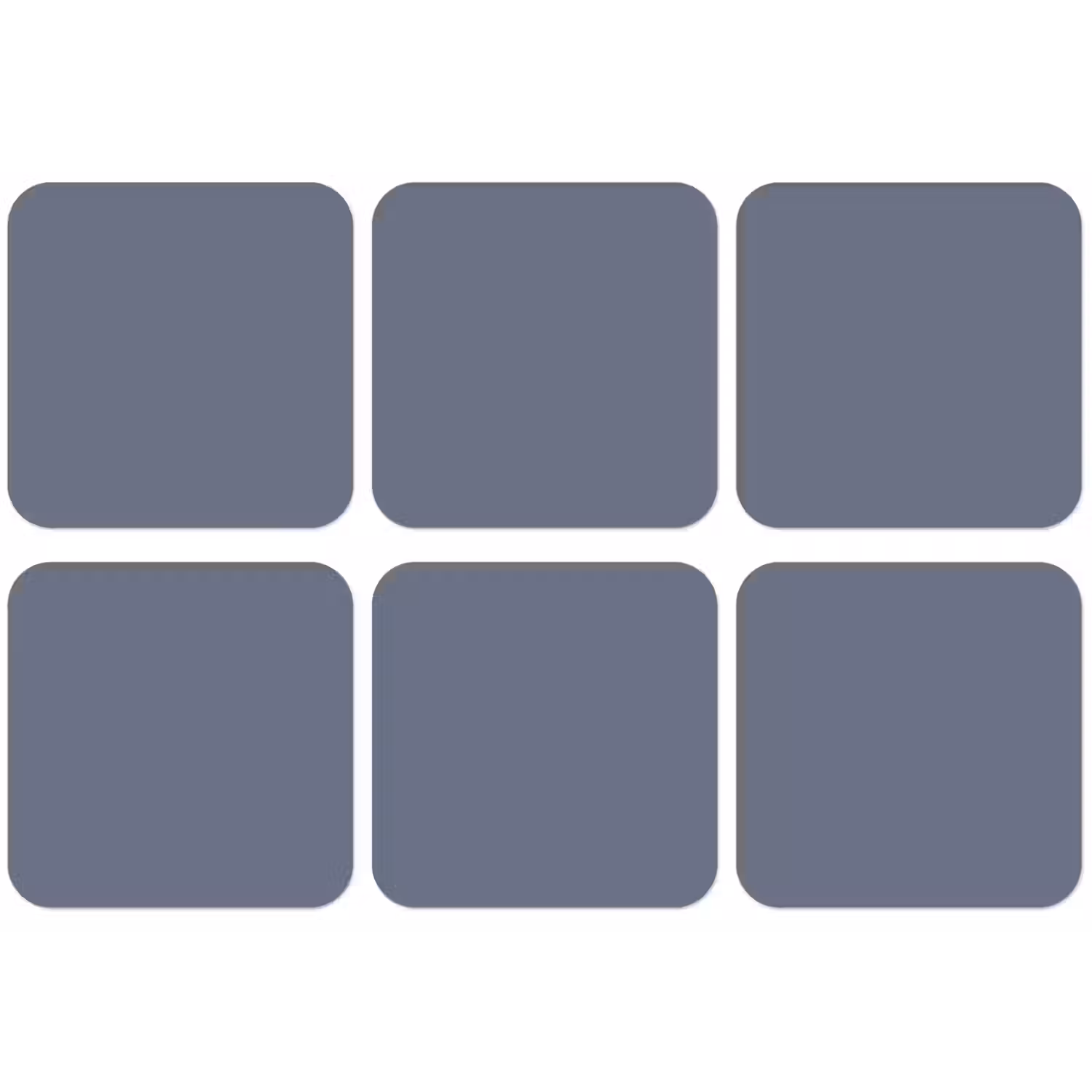 Slate - Whisper - Blauw onderzetter kurk middel 366 -zkaufland3dotto