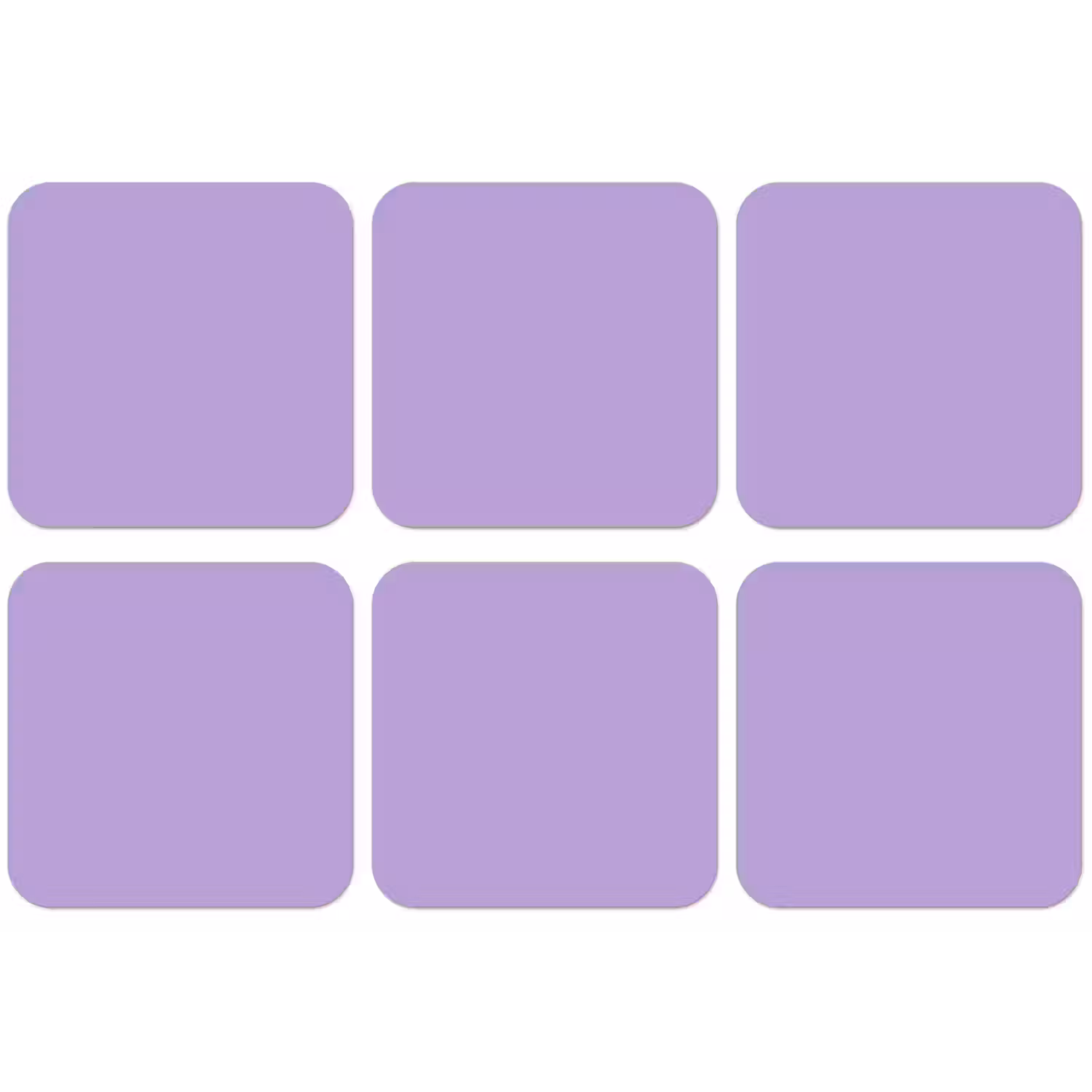 Soft - Lavender - Paars onderzetter kurk middel 366 -zkaufland3dotto