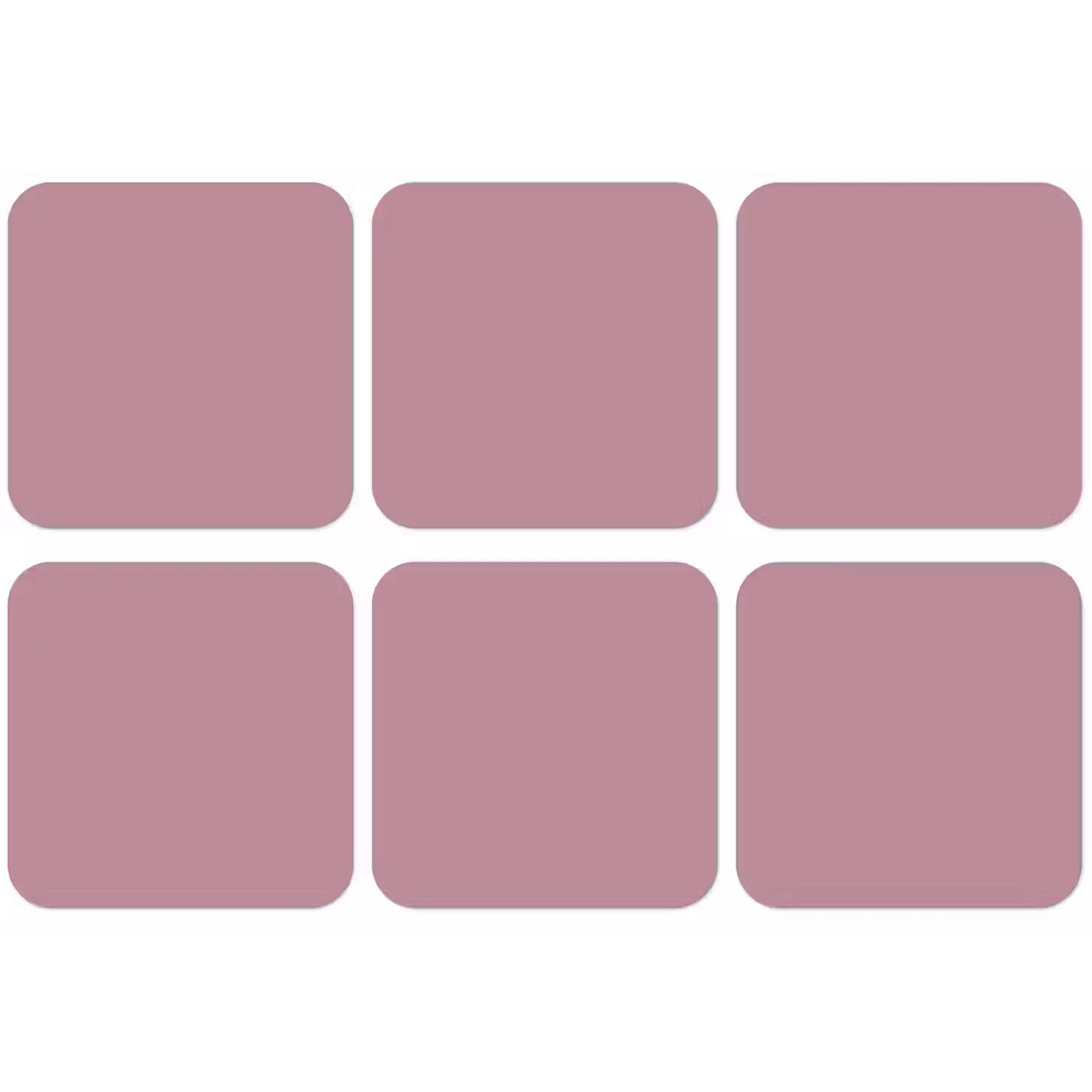 Dusty - Mauve - Paars onderzetter kurk middel 366 -zkaufland3dotto