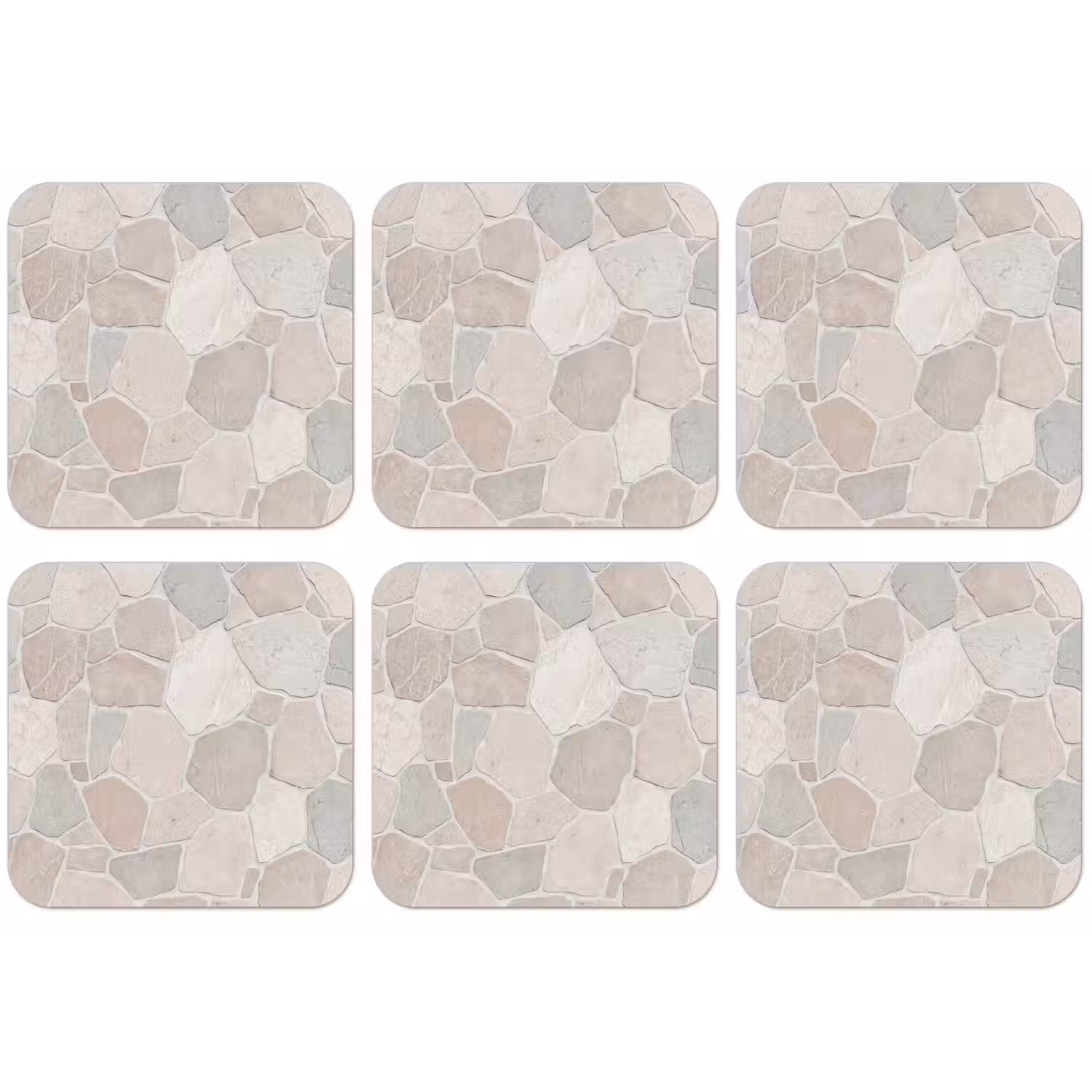 Steen - Patroon - Textuur - Beige onderzetter kurk middel -zkaufland3dotto