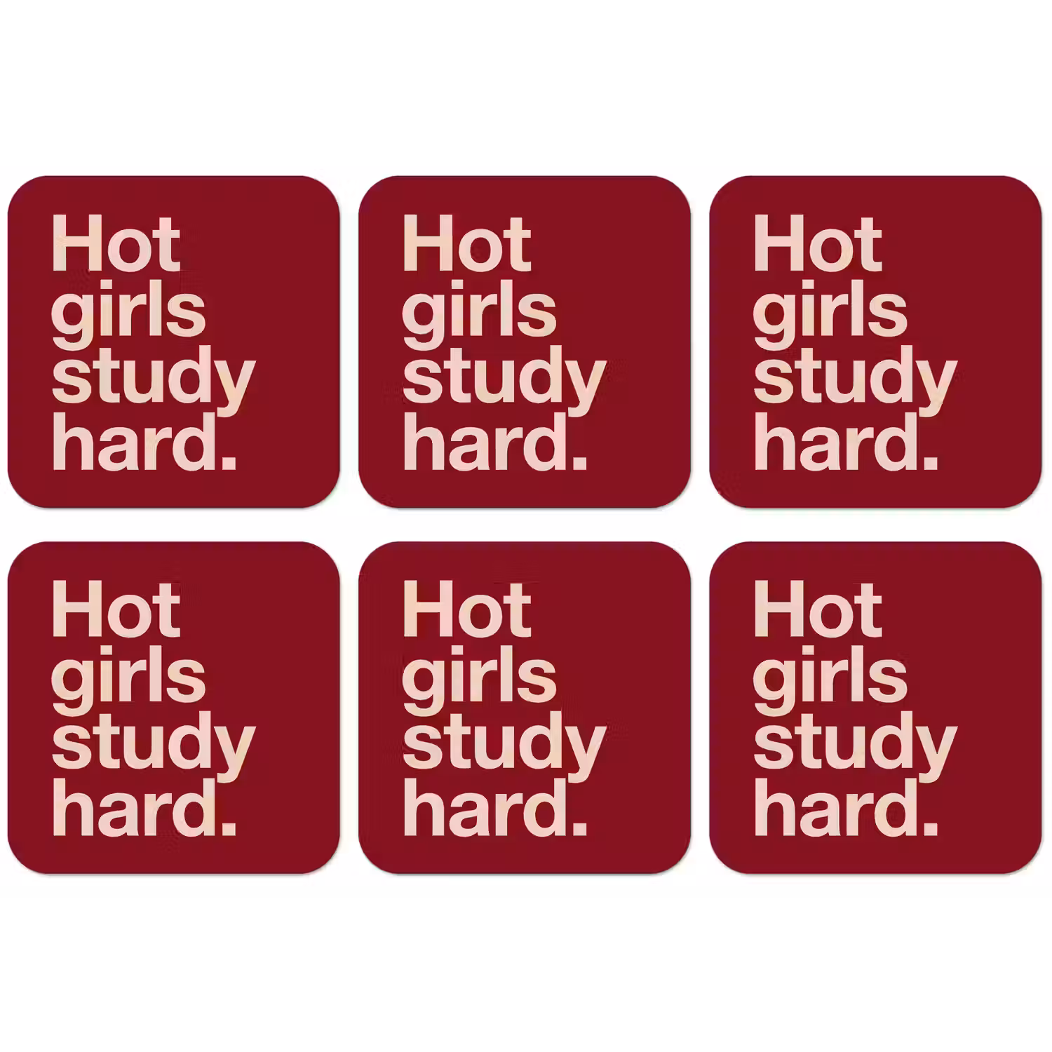 Tekst - Studie - Motivatie - Modern - Rood onderzetter kurk middel -zkaufland3dotto