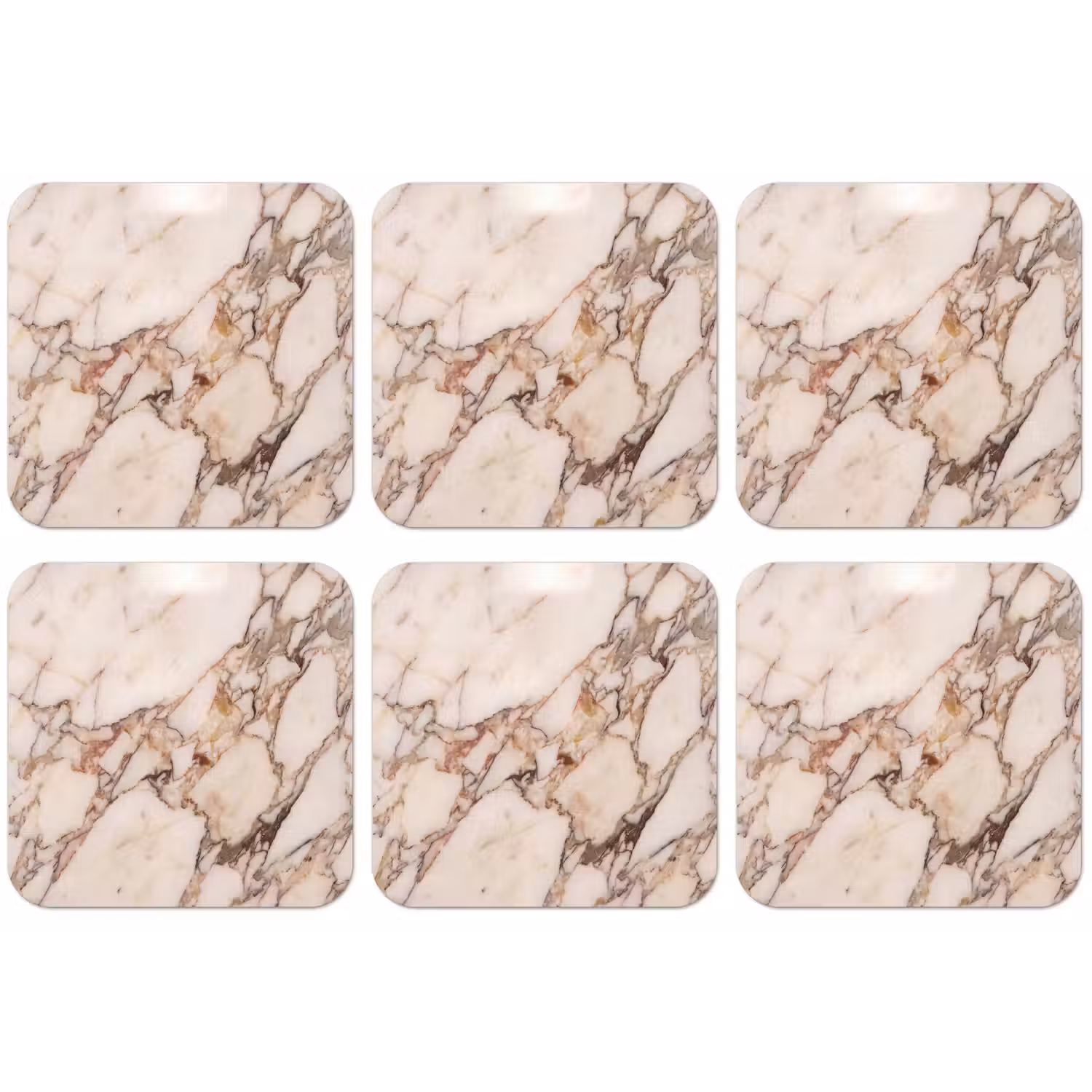 Textuur - Gesteente - Aderen - Abstract - Wit onderzetter kurk middel -zkaufland3dotto