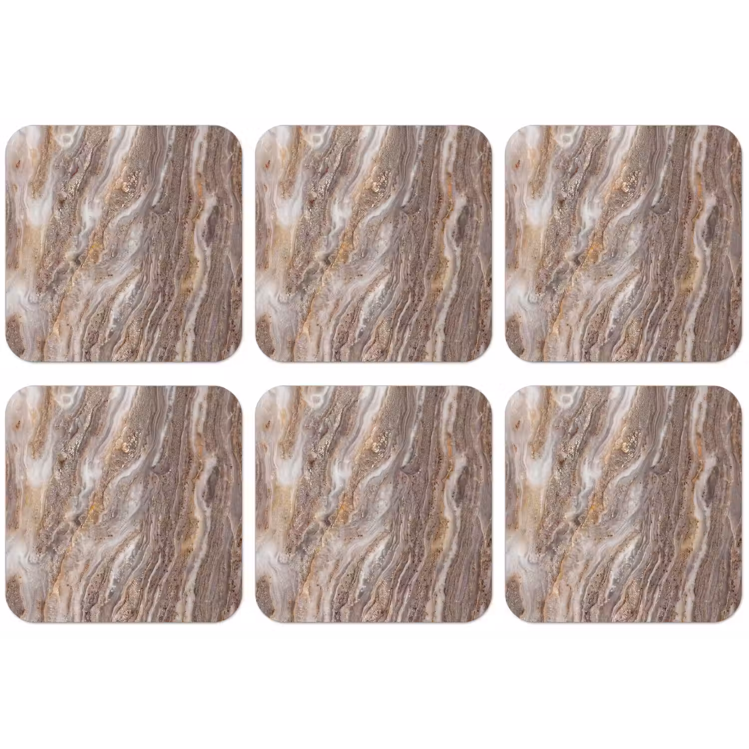 Textuur - Steen - Abstract - Beige onderzetter kurk middel -zkaufland3dotto