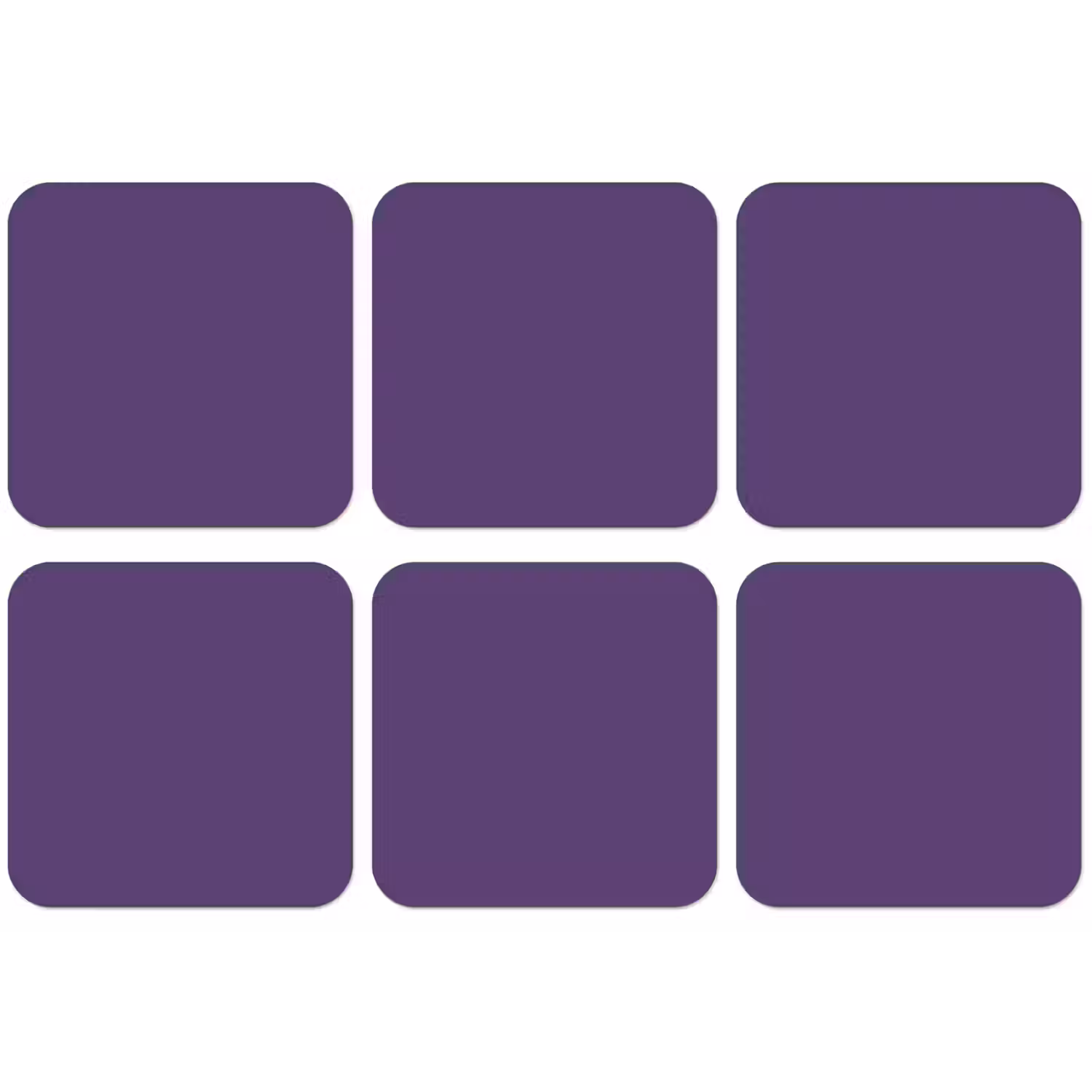 Deep - Plum - Paars onderzetter kurk middel 366 -zkaufland3dotto