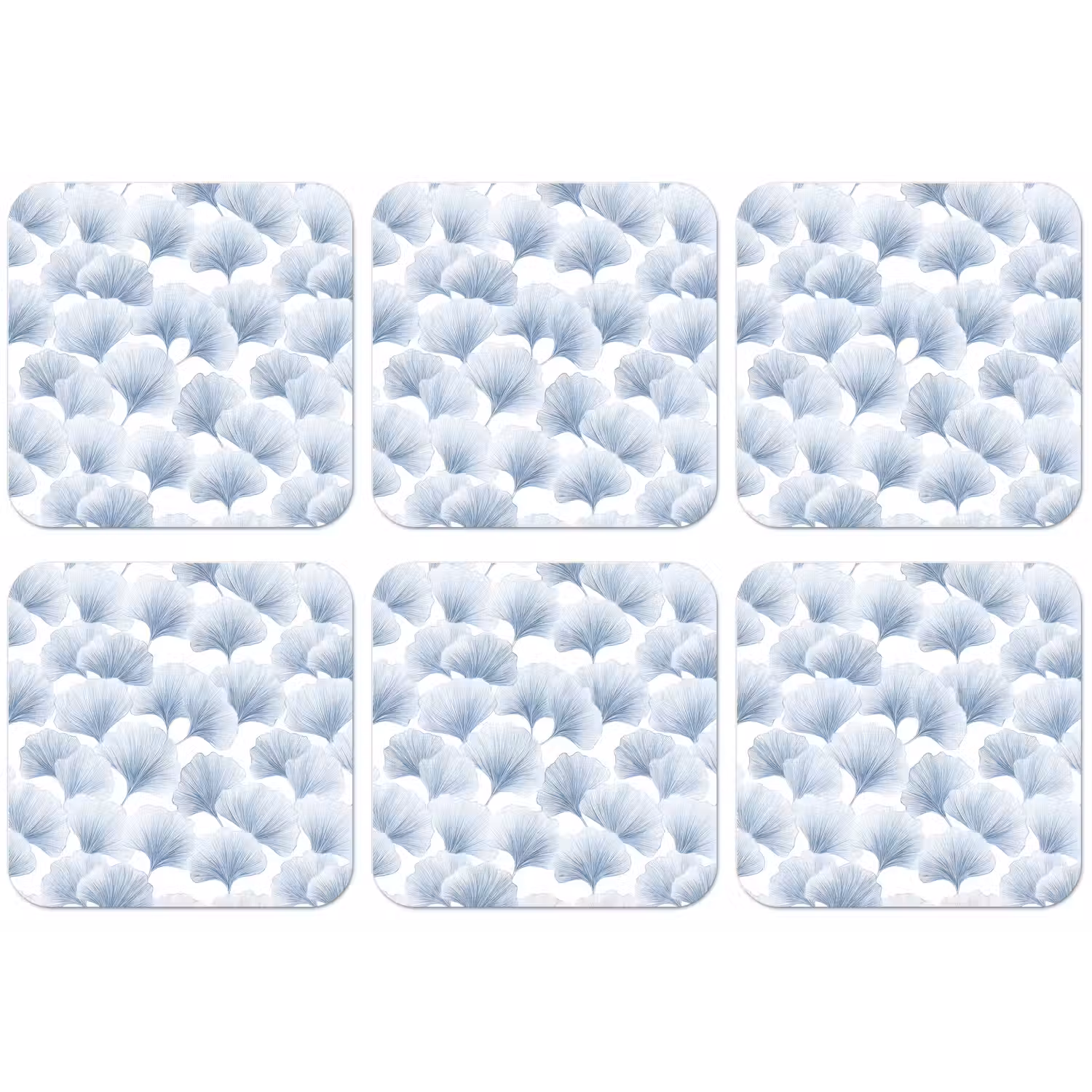 Waaier - Modern - Blauw onderzetter kurk middel 366 -zkaufland3dotto