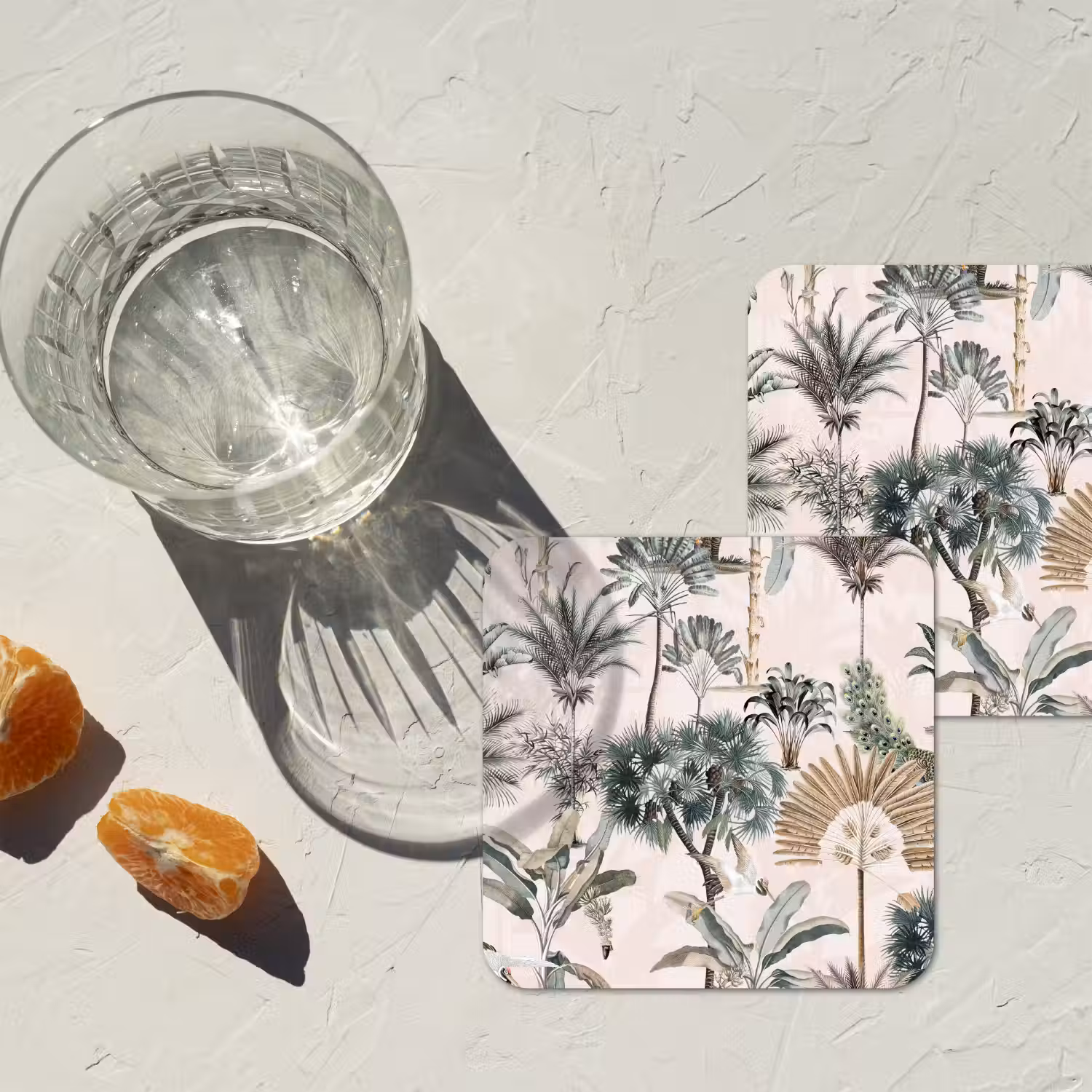 Inductie afdekplaat - Vintage - Jungle - Dieren - Natuur - Inductie beschermer onderzetter kurk middel -sfeer4