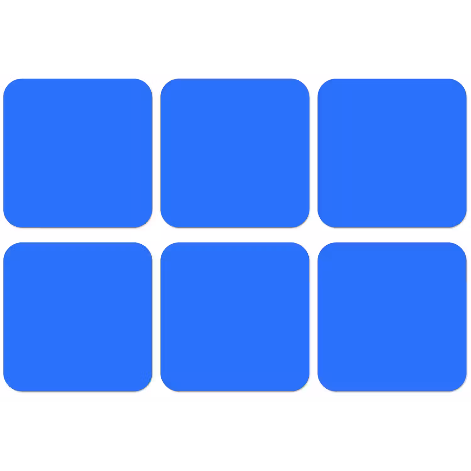 Vivid - Cobalt - Blauw onderzetter kurk middel 366 -zkaufland3dotto