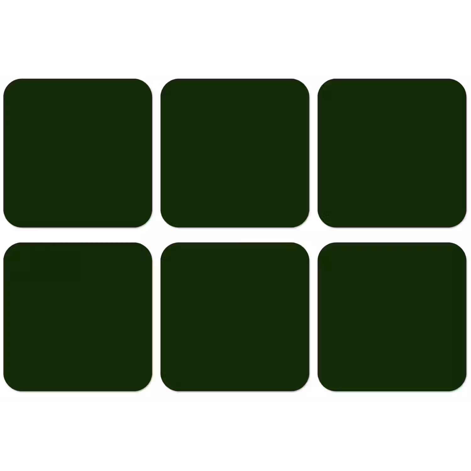 Forest - Green - Groen onderzetter kurk middel 366 -zkaufland3dotto