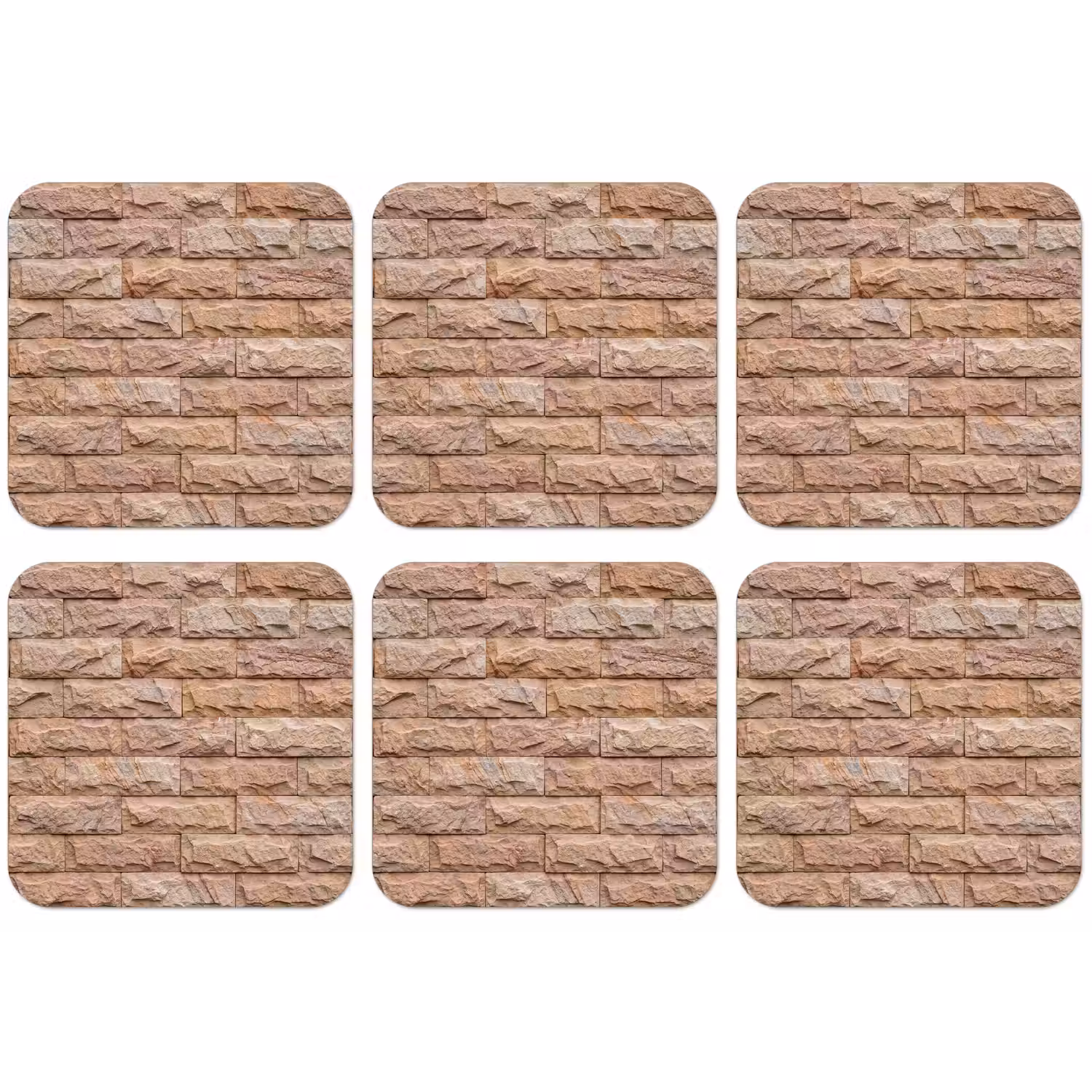 Muur - Steen - Ruw - Textuur - Beige onderzetter kurk middel -zkaufland3dotto