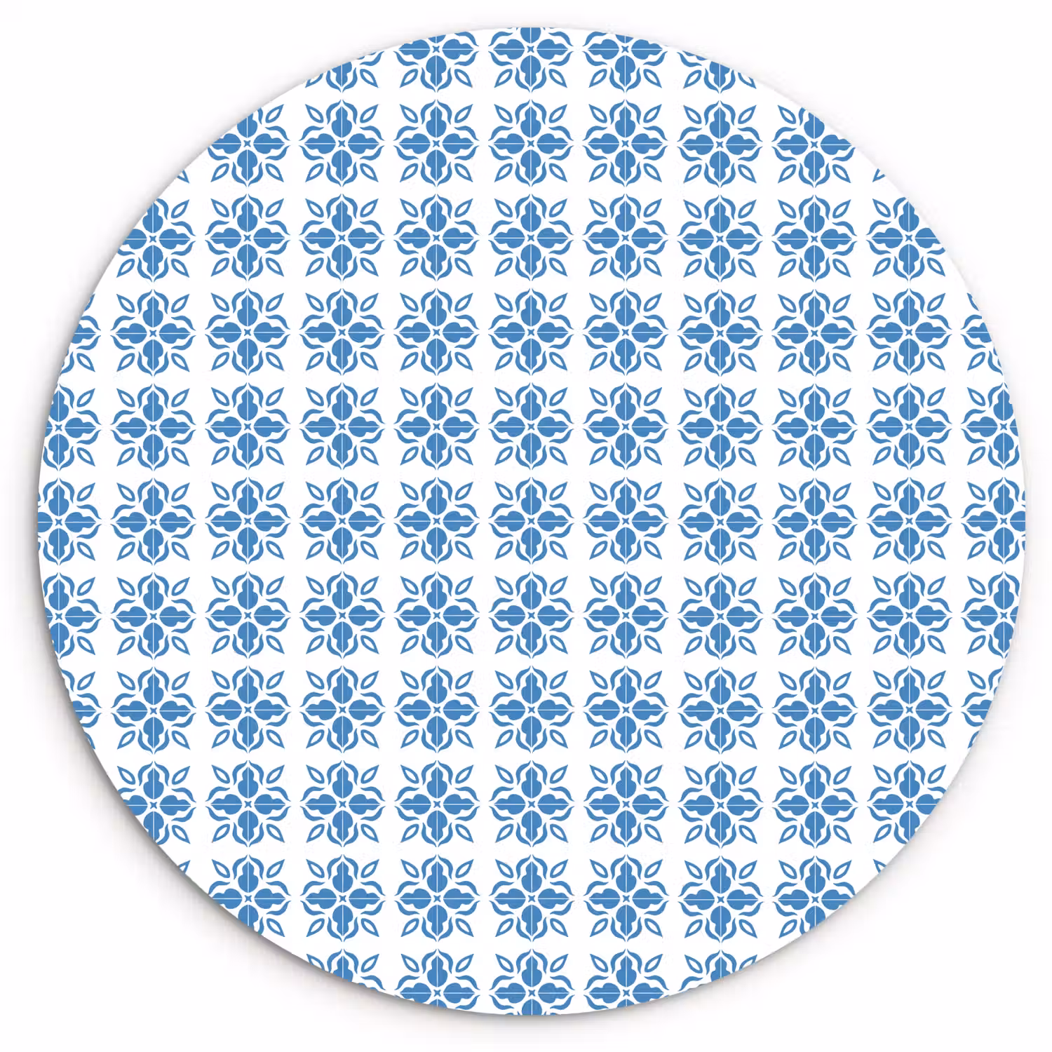Zee - Sfeer - Blauw - Wit Wandcirkel plexiglas klein 852 -3d