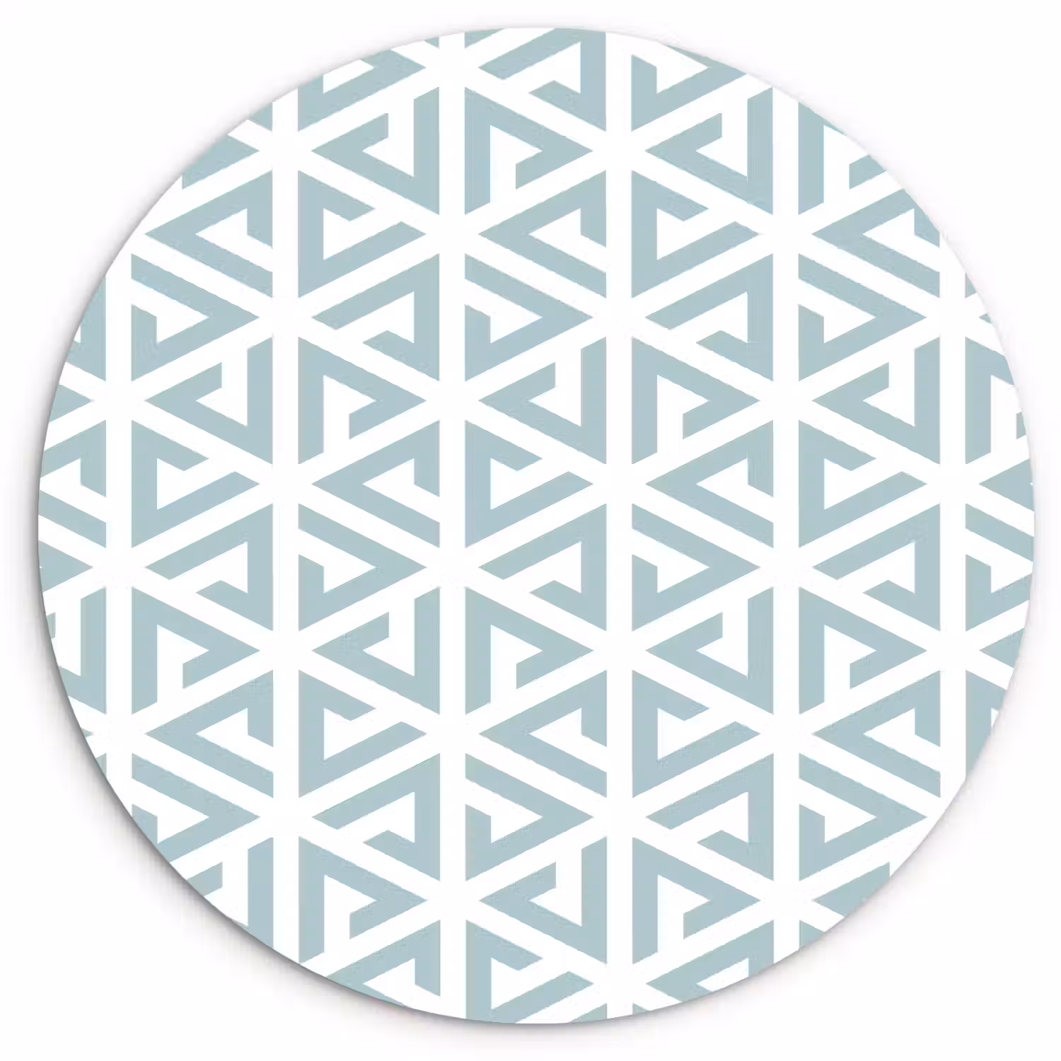Design - Geometrie - Patroon - Driehoek Wandcirkel plexiglas klein 852 -3d