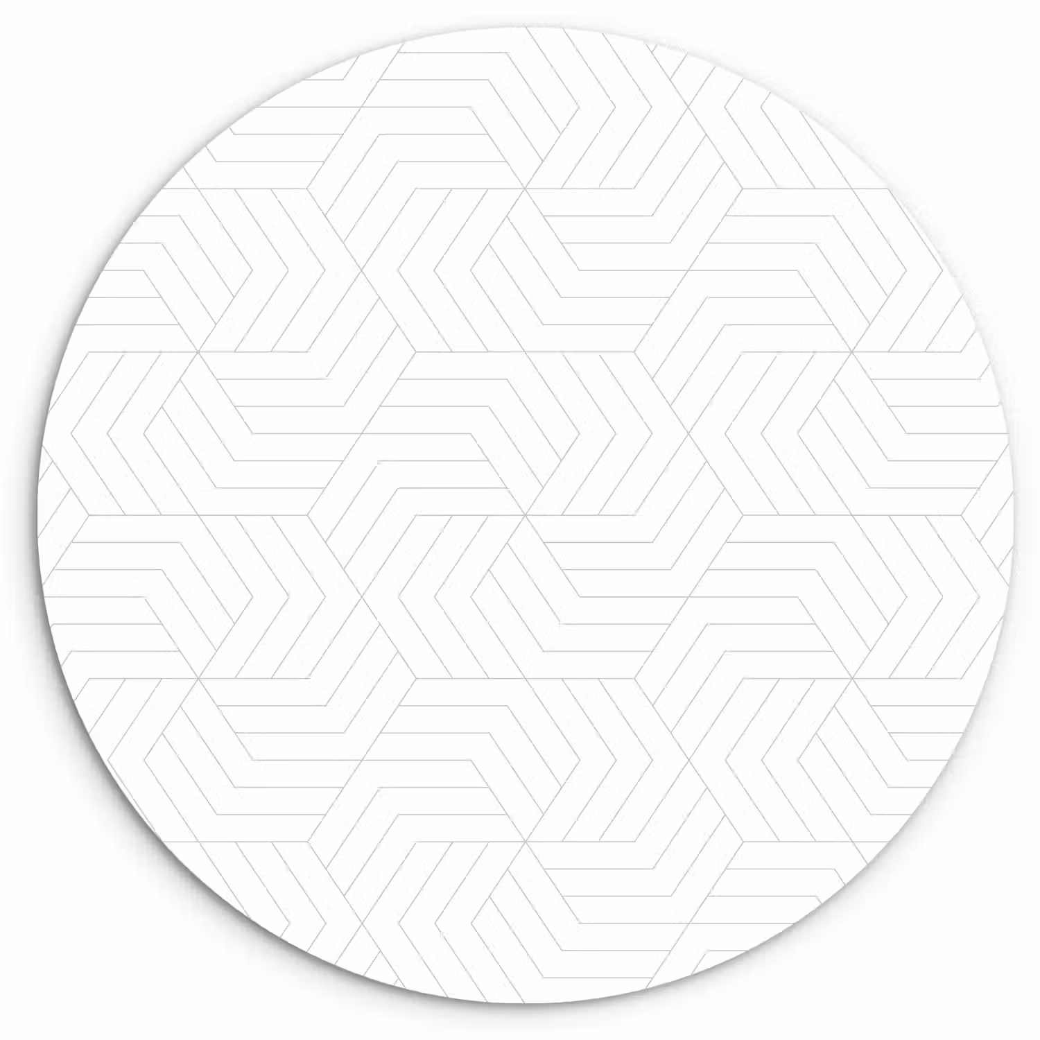 Grafisch - Patroon - Modern Wandcirkel plexiglas klein 852 -3d