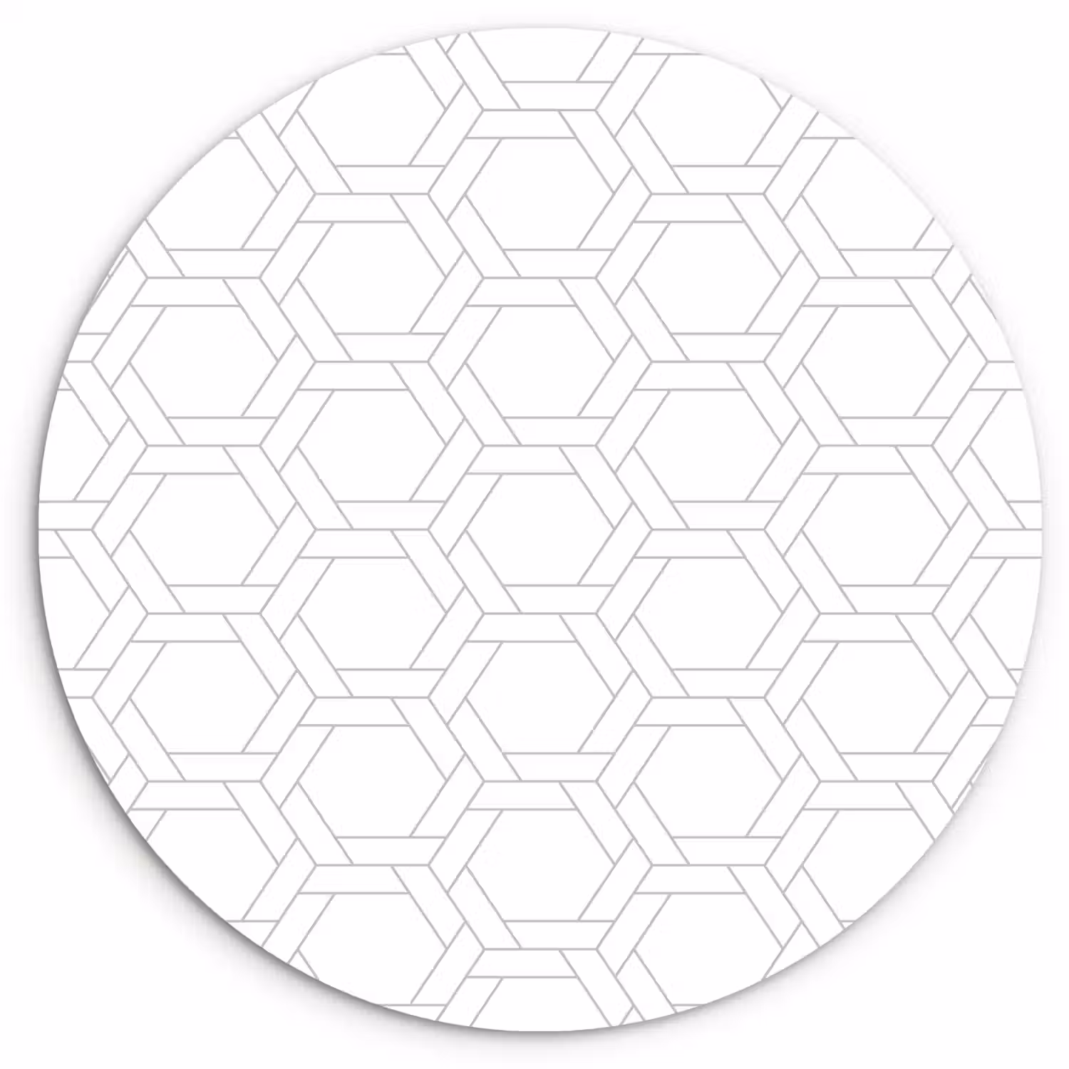 Grafisch - Patroon - Modern Wandcirkel plexiglas klein 852 -3d
