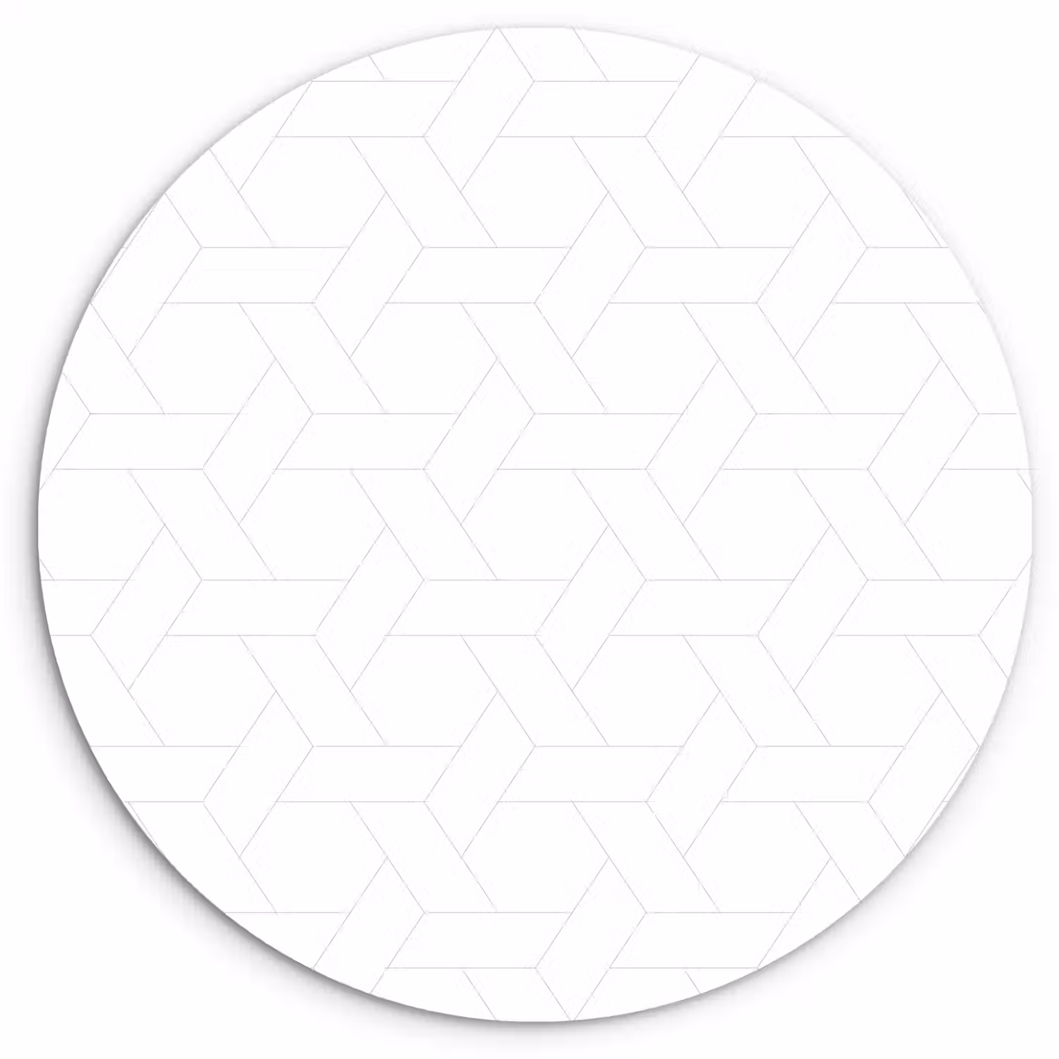 Grafisch - Patroon - Modern - Fijnstijl Wandcirkel plexiglas klein 852 -3d