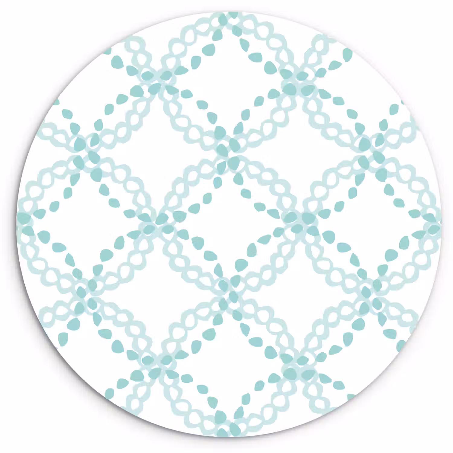 Groen - Patroon - Vormen Wandcirkel plexiglas klein 852 -3d