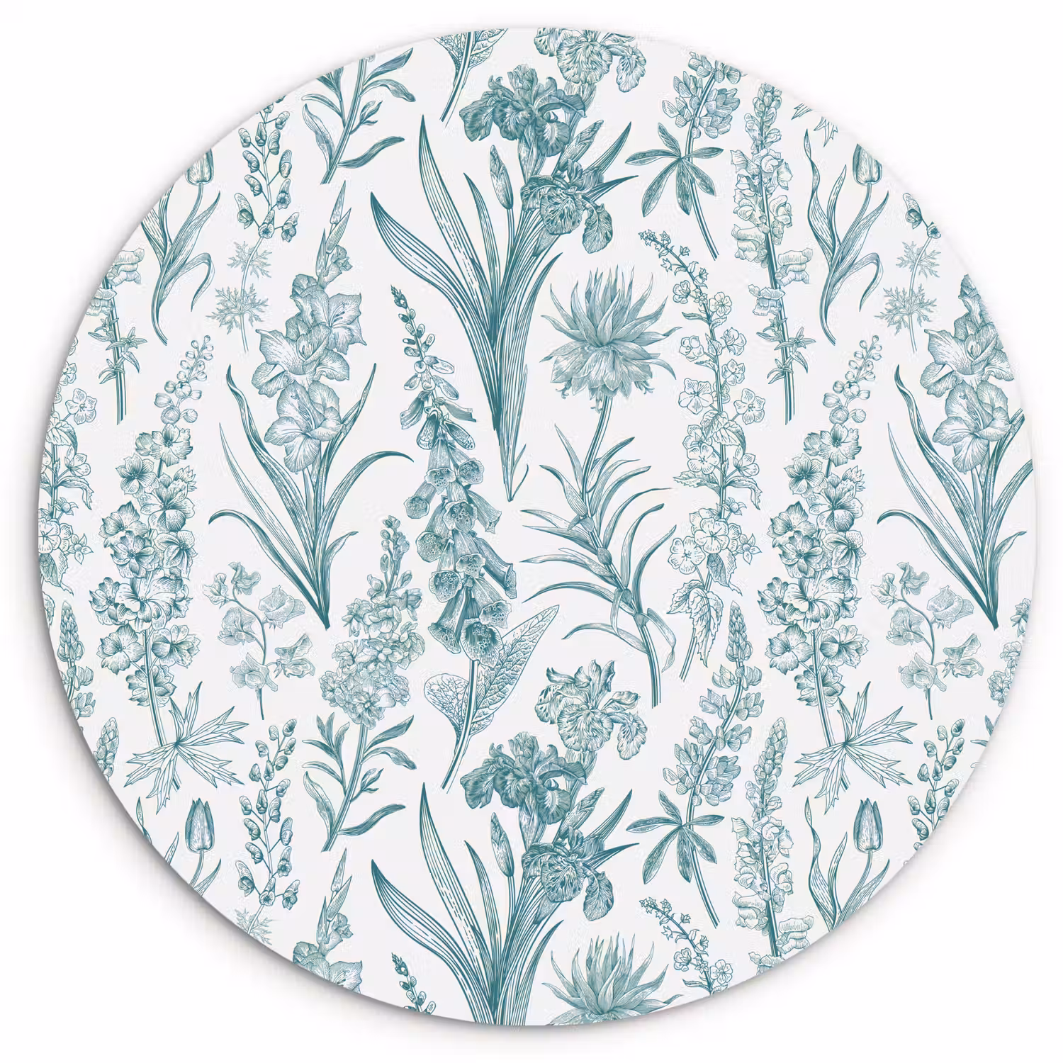 Lovely - Garden - Emerald Wandcirkel plexiglas klein 852 -3d