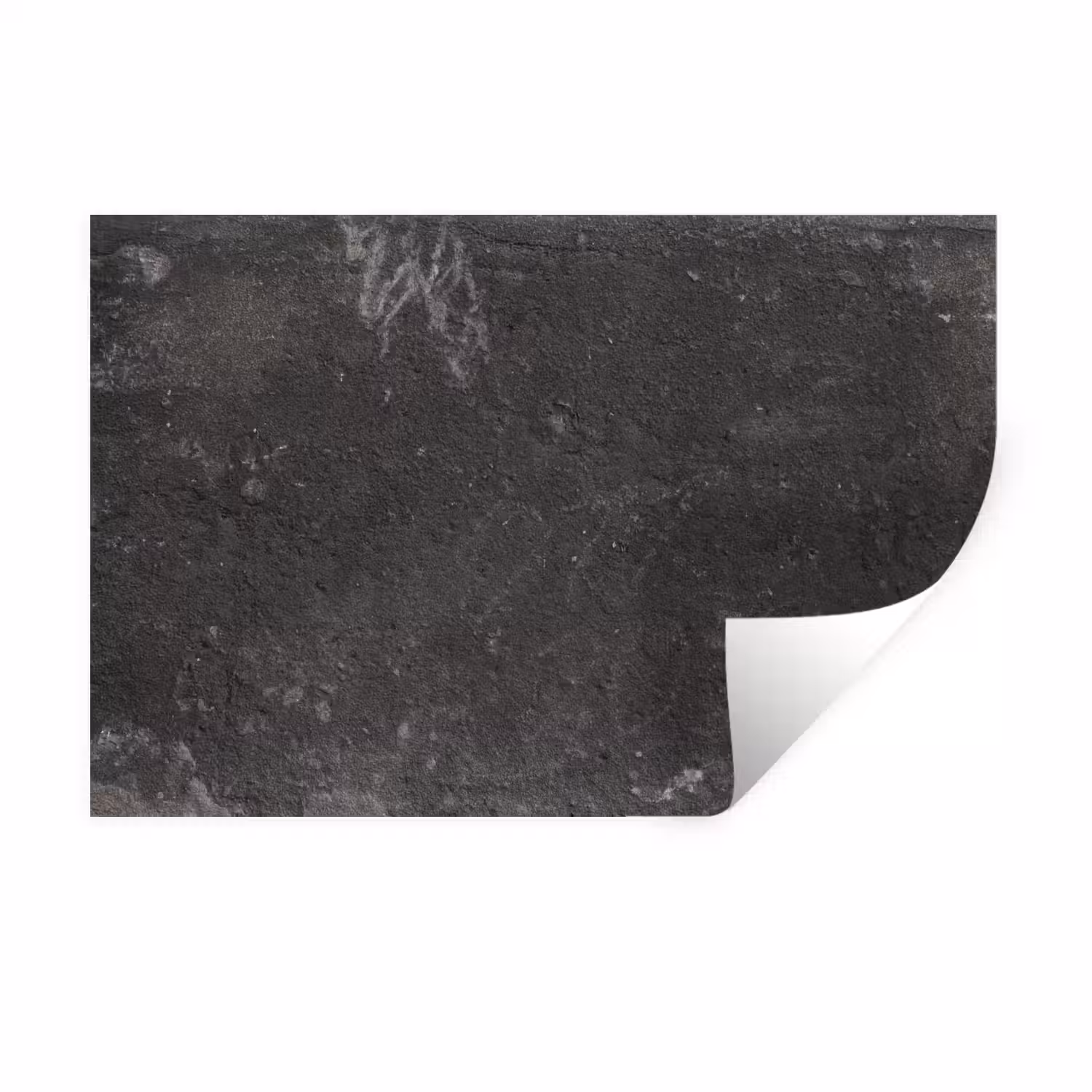 Beton - Muur - Zwart - Vintage - Industrieel Muursticker klein -3d