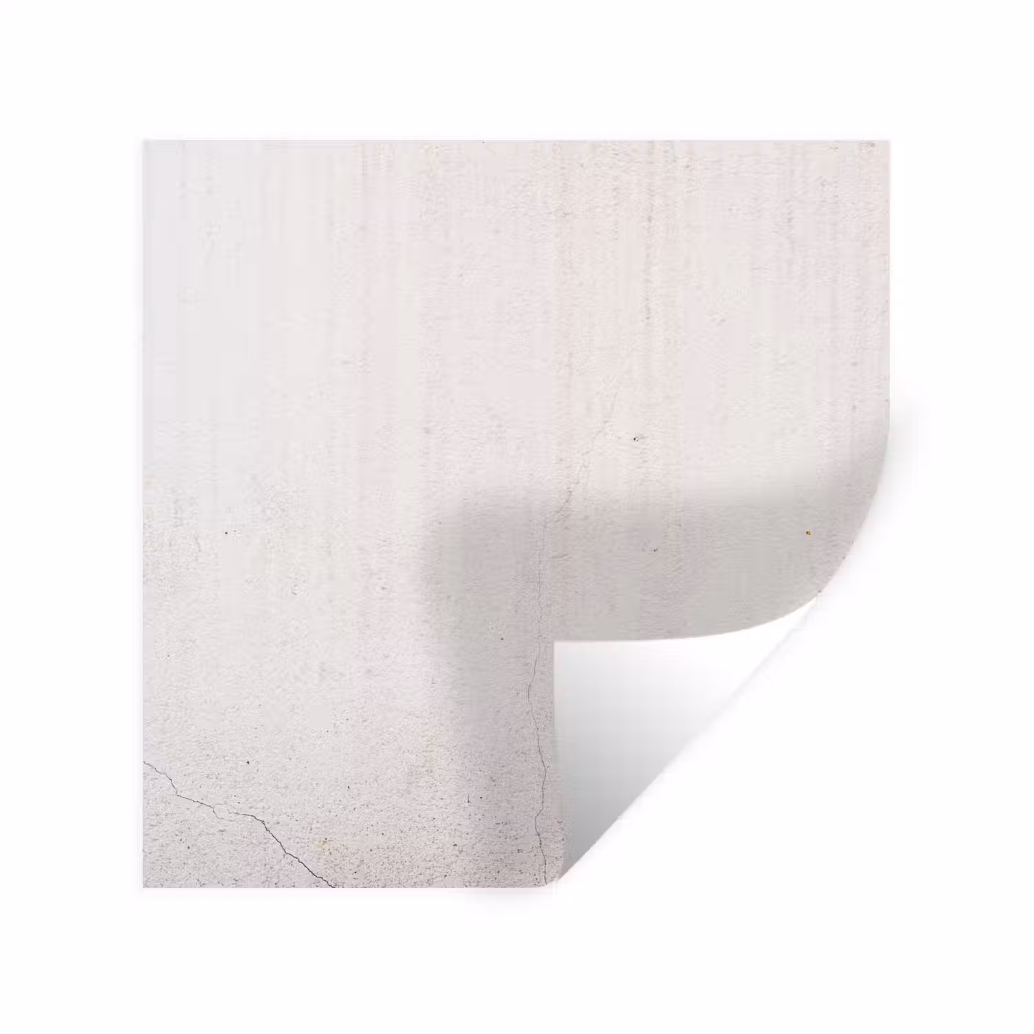 Beton - Muur - Wit Muursticker klein -3d