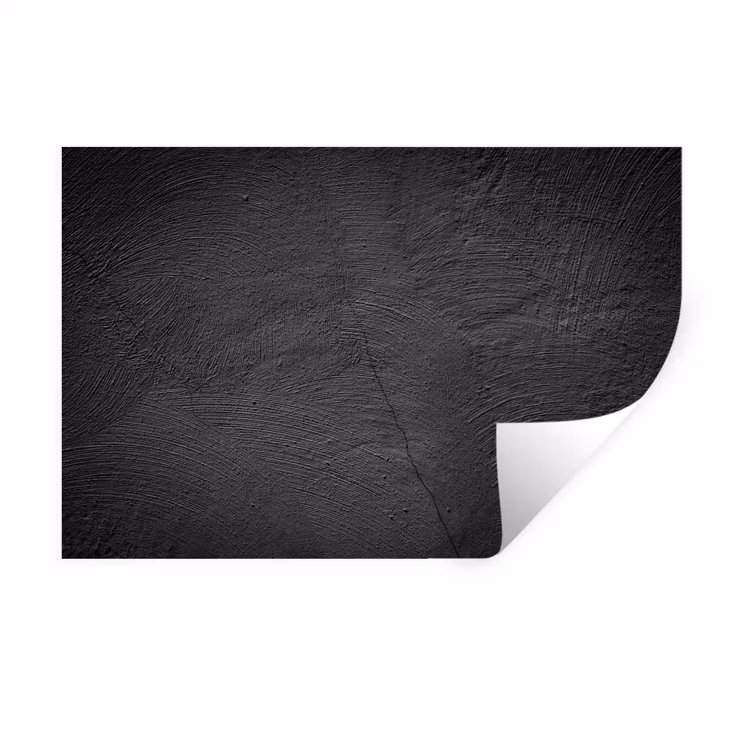 Beton - Zwart - Industrieel Muursticker klein -3d