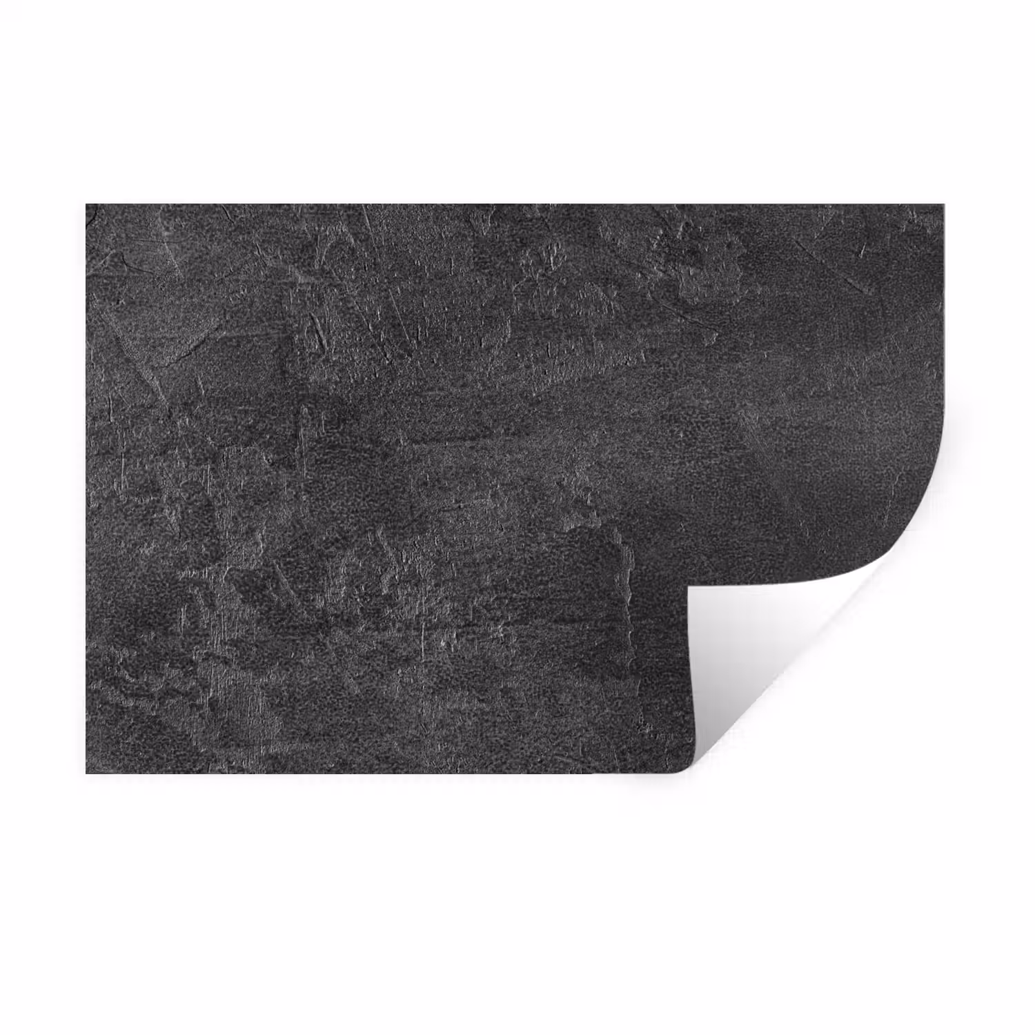 Leisteen - Beton - Natuursteen - Grijs - Industrieel Muursticker klein -3d